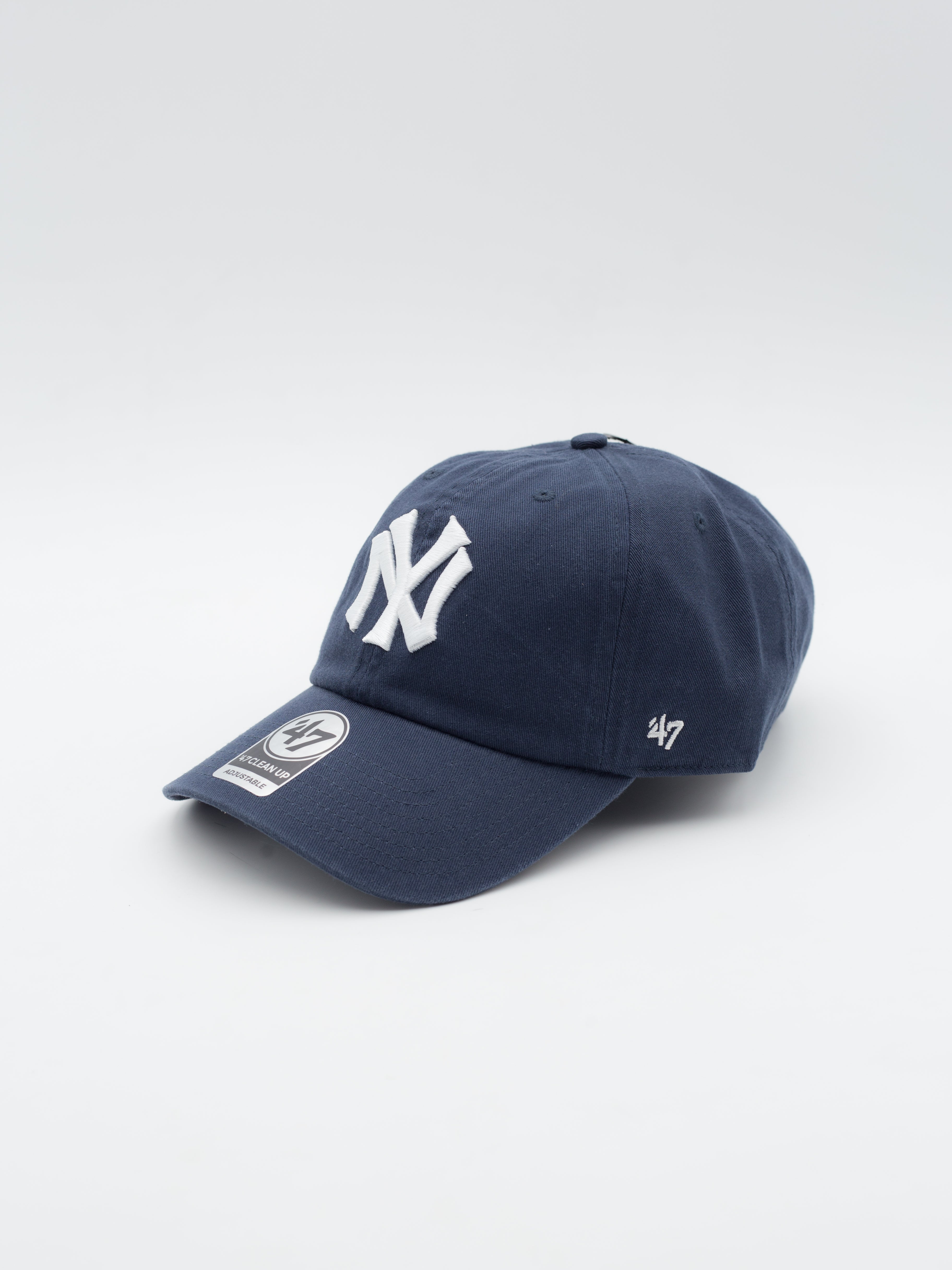 CLEAN UP Cooperstown New York Yankees Navy