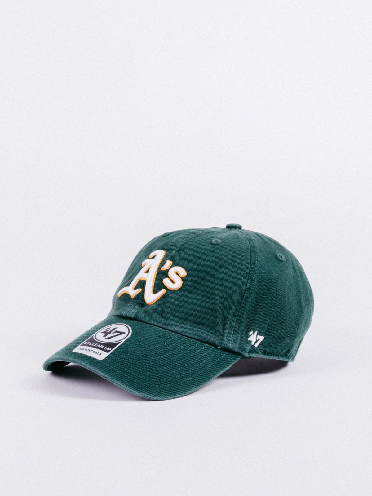 CLEAN UP Oakland Athletics Dad Hat Green