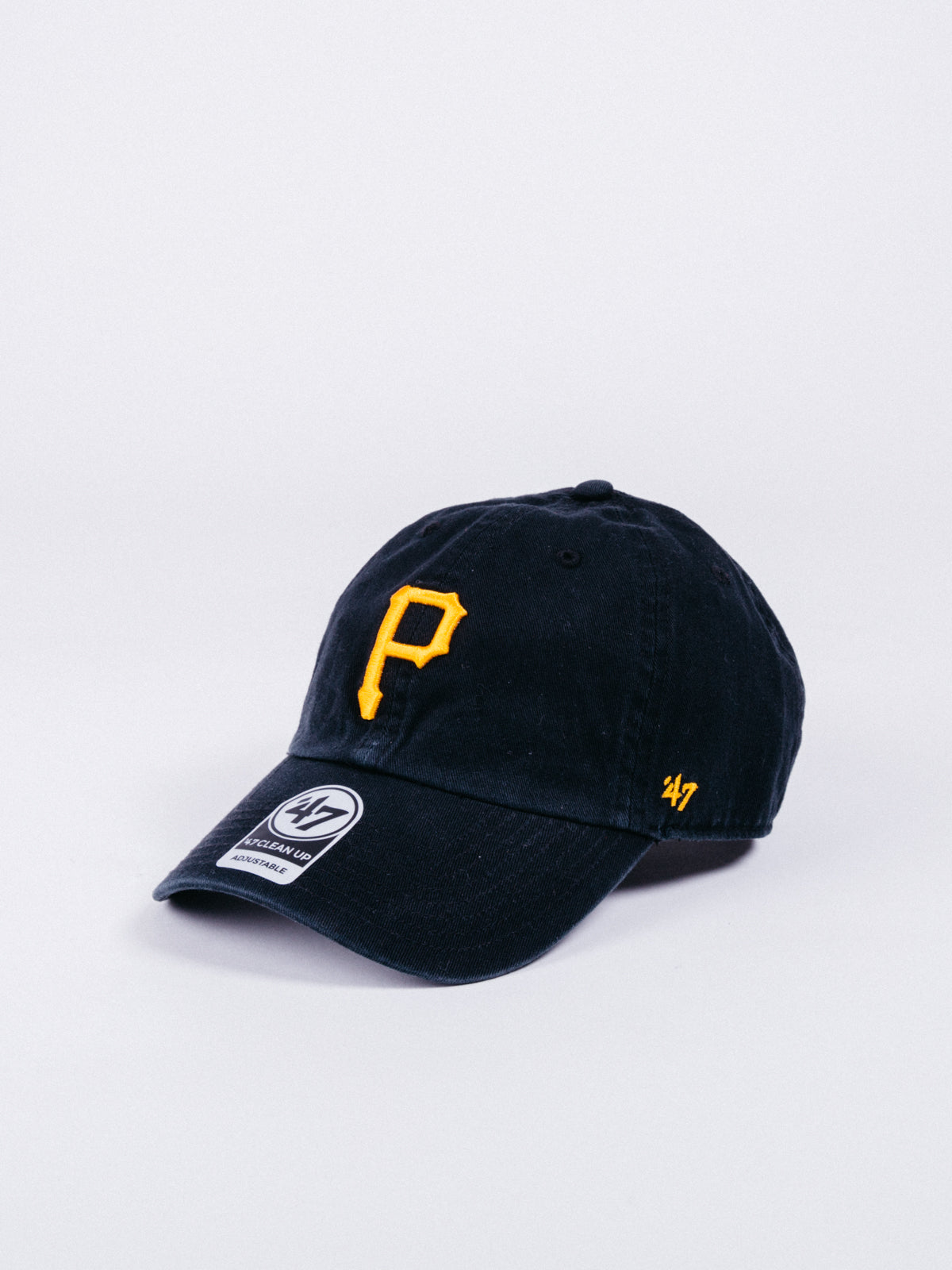 CLEAN UP Pittsburgh Pirates Dad Hat Black