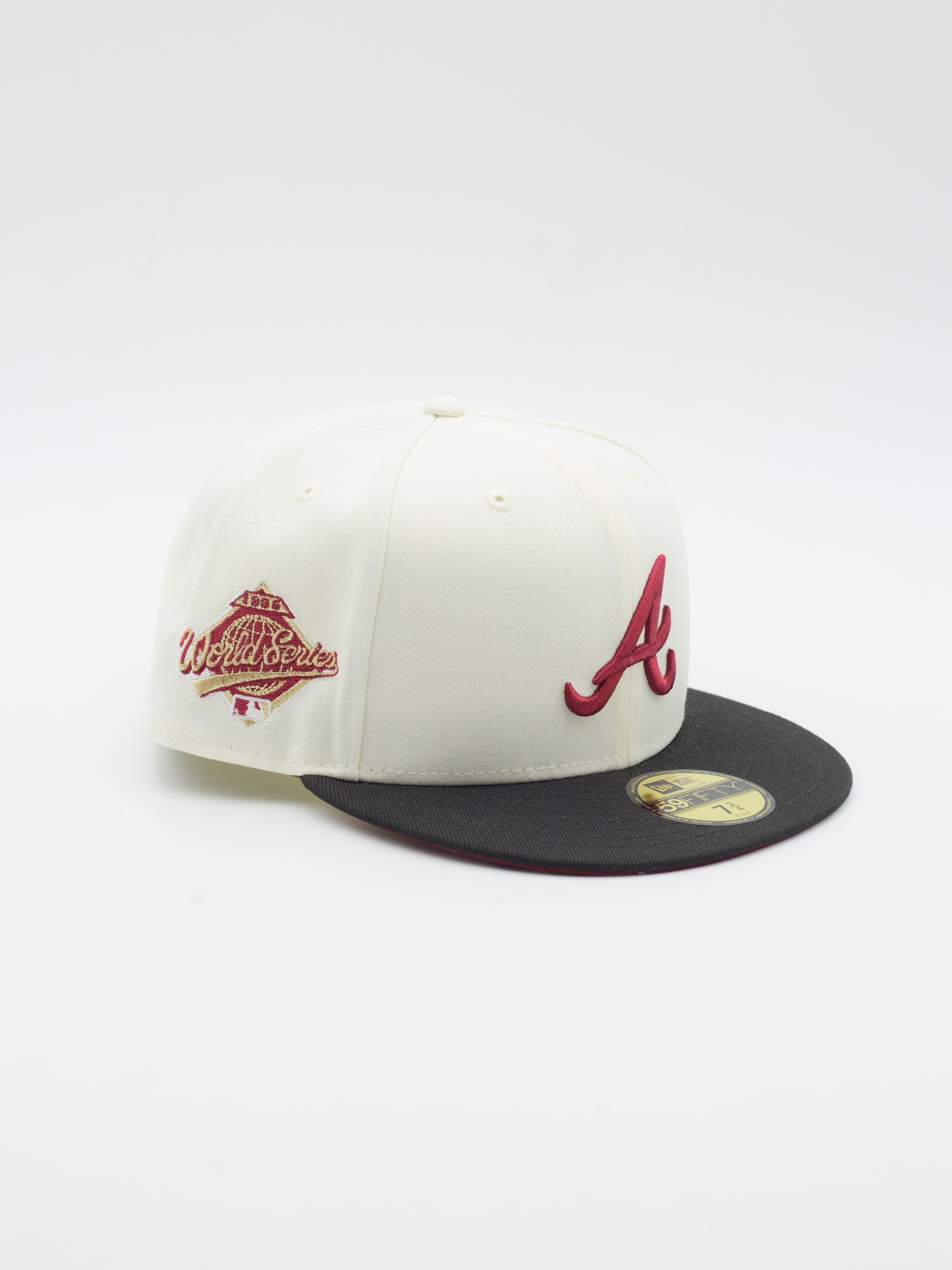 59FIFTY Chrome 1995 Atlanta Braves Cream/Black
