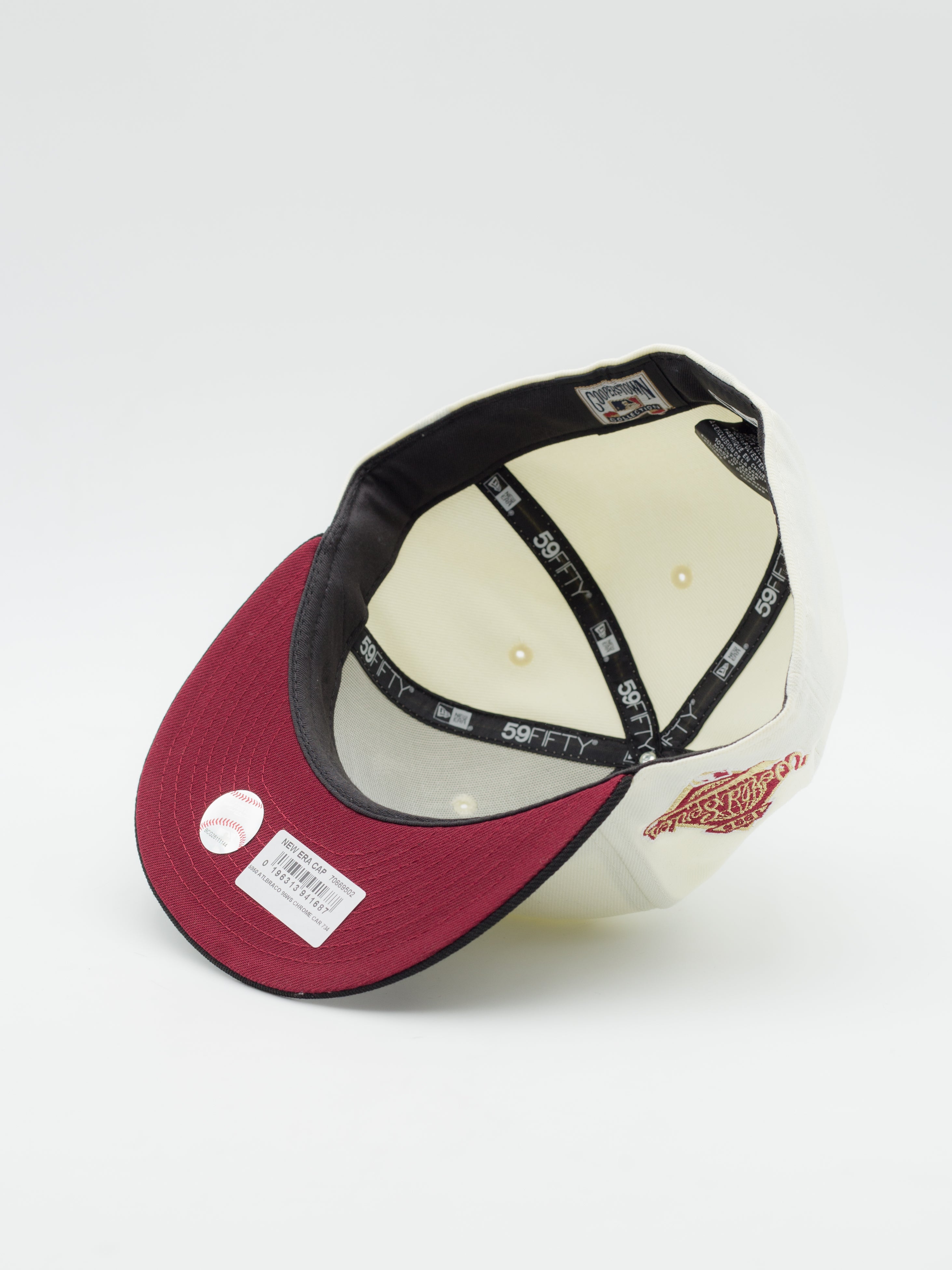 59FIFTY Chrome 1995 Atlanta Braves Cream/Black 3 59FIFTY Chrome 1995 Atlanta Braves Cream/Black