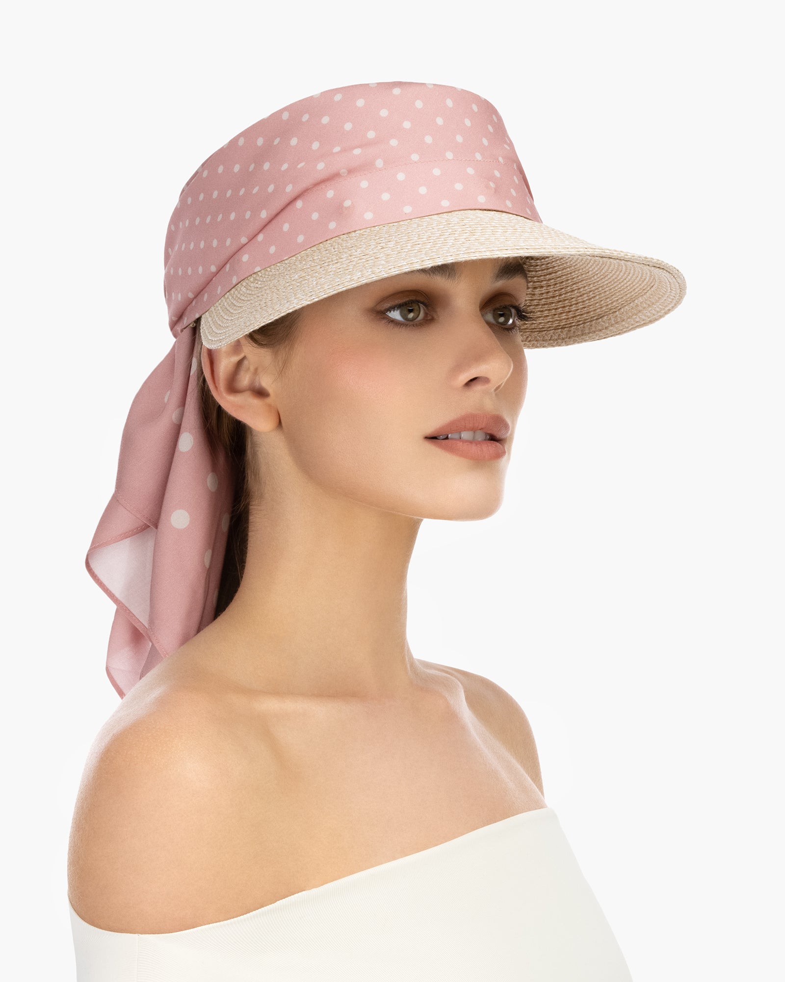 Dot Scarf Visor