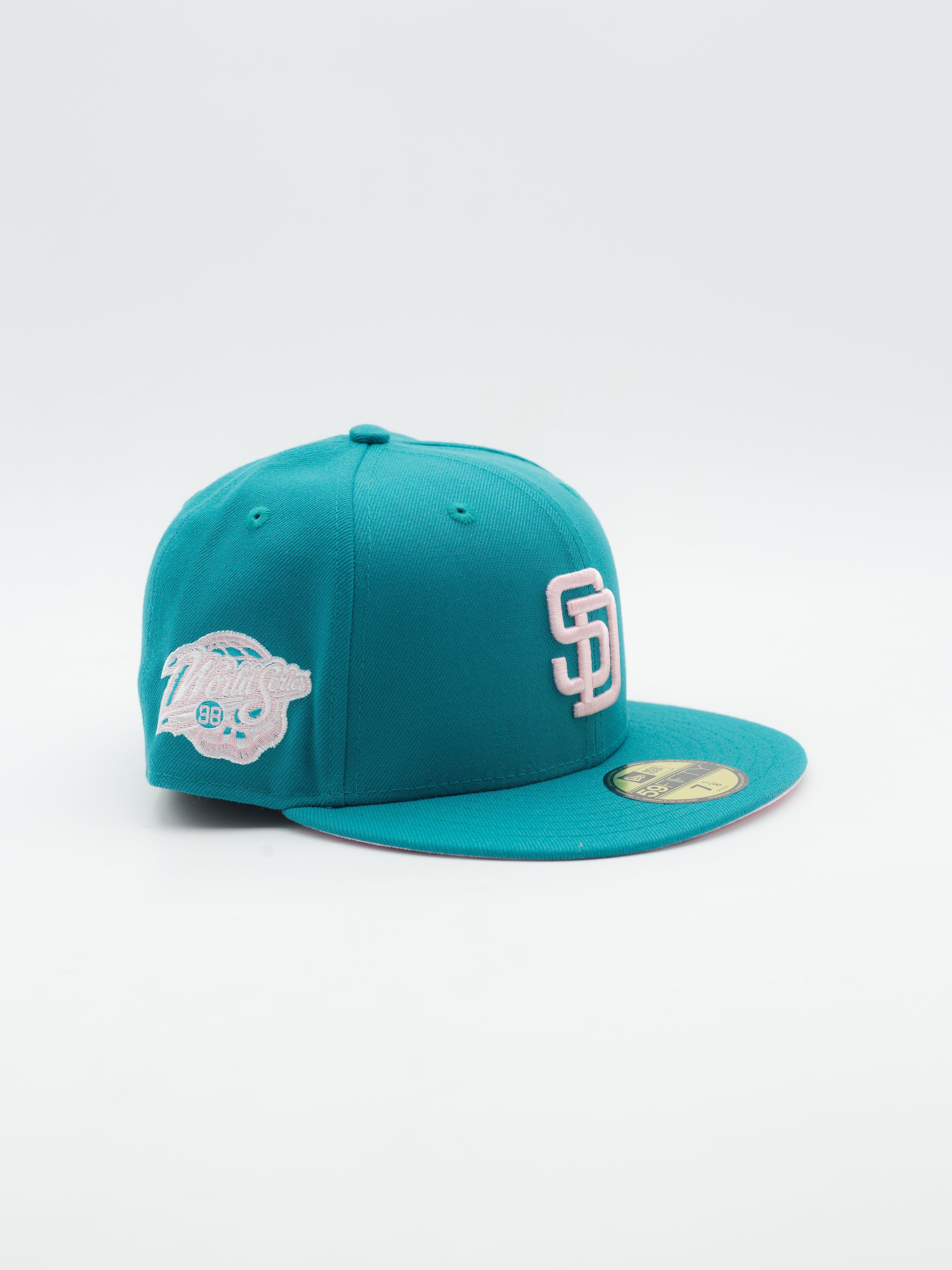 59Fifty San Diego Padres Turquoise Side Patch