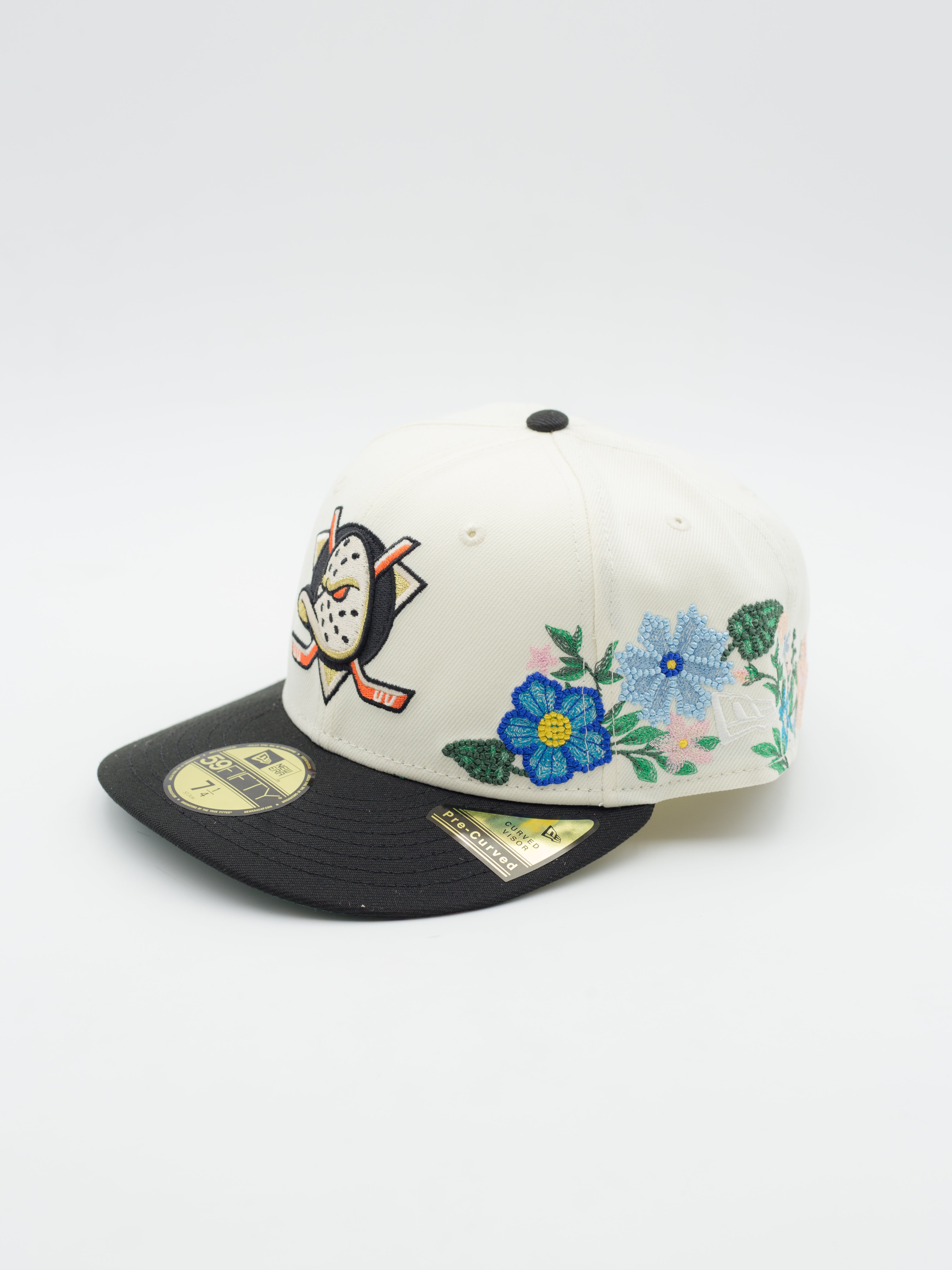 59FIFTY Tonal Florals Anaheim Ducks Beige/Black