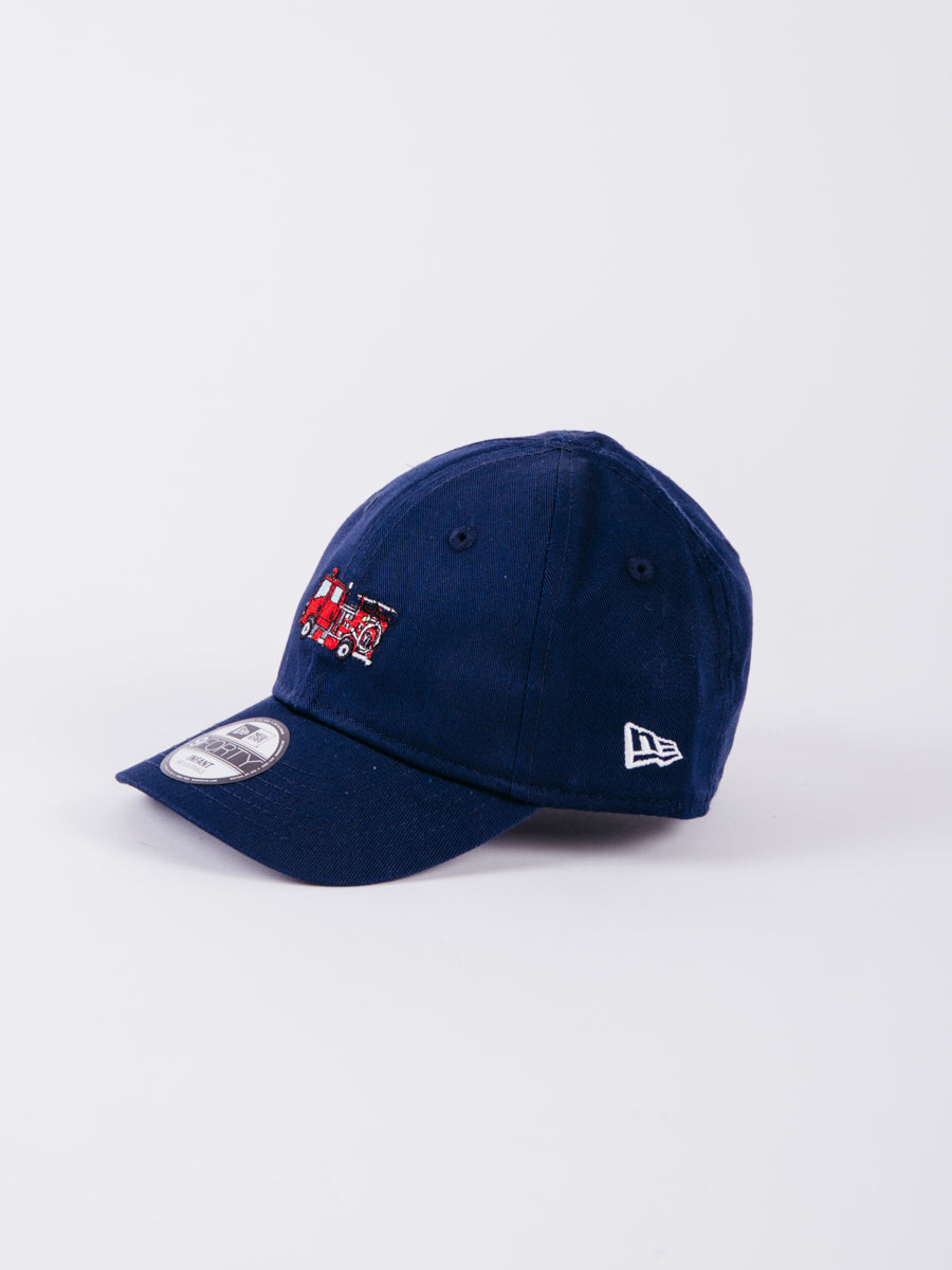 9FORTY Fire Engine Dad Hat Kids Navy