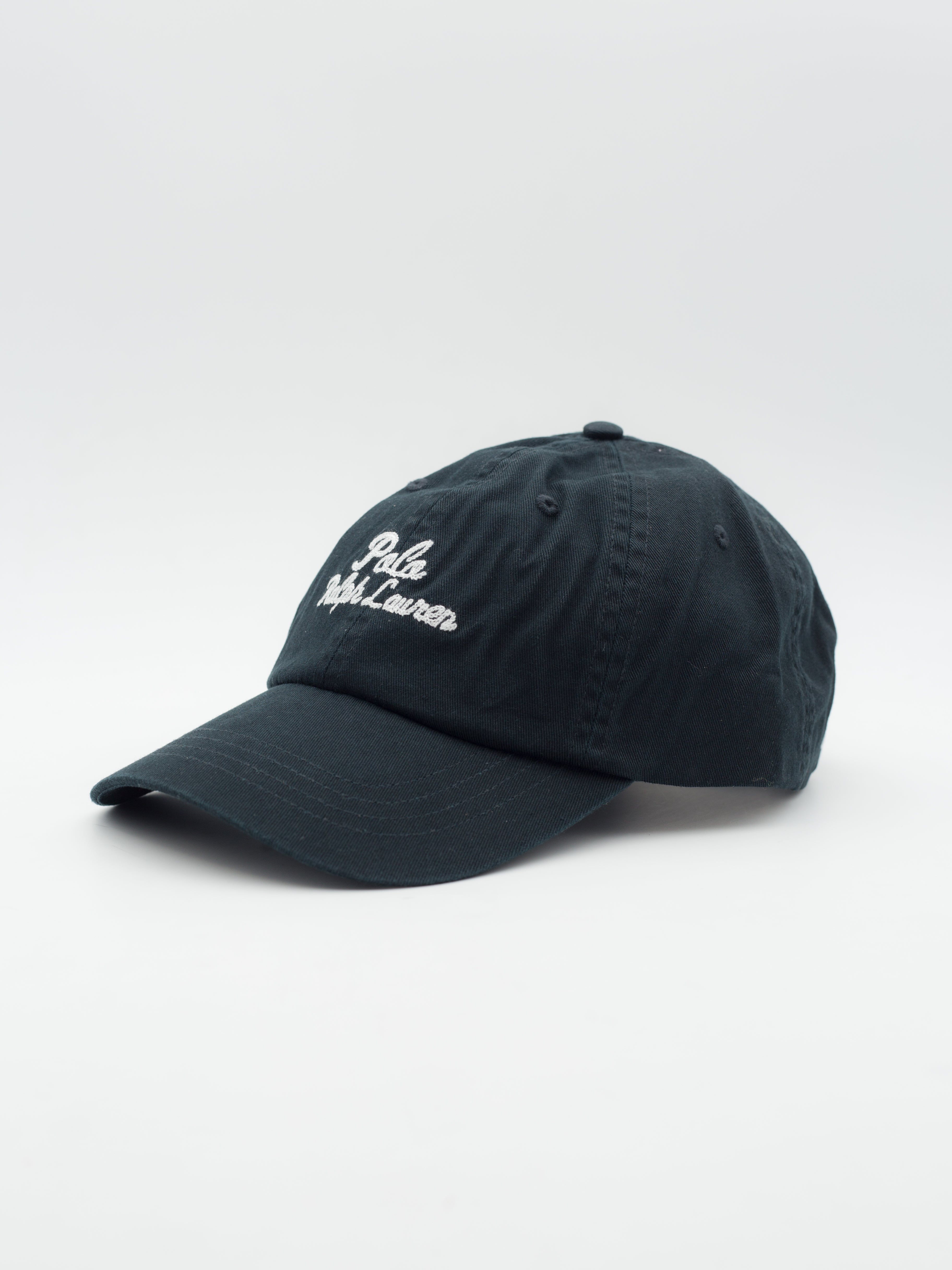 Black Classic Sport Script Cap