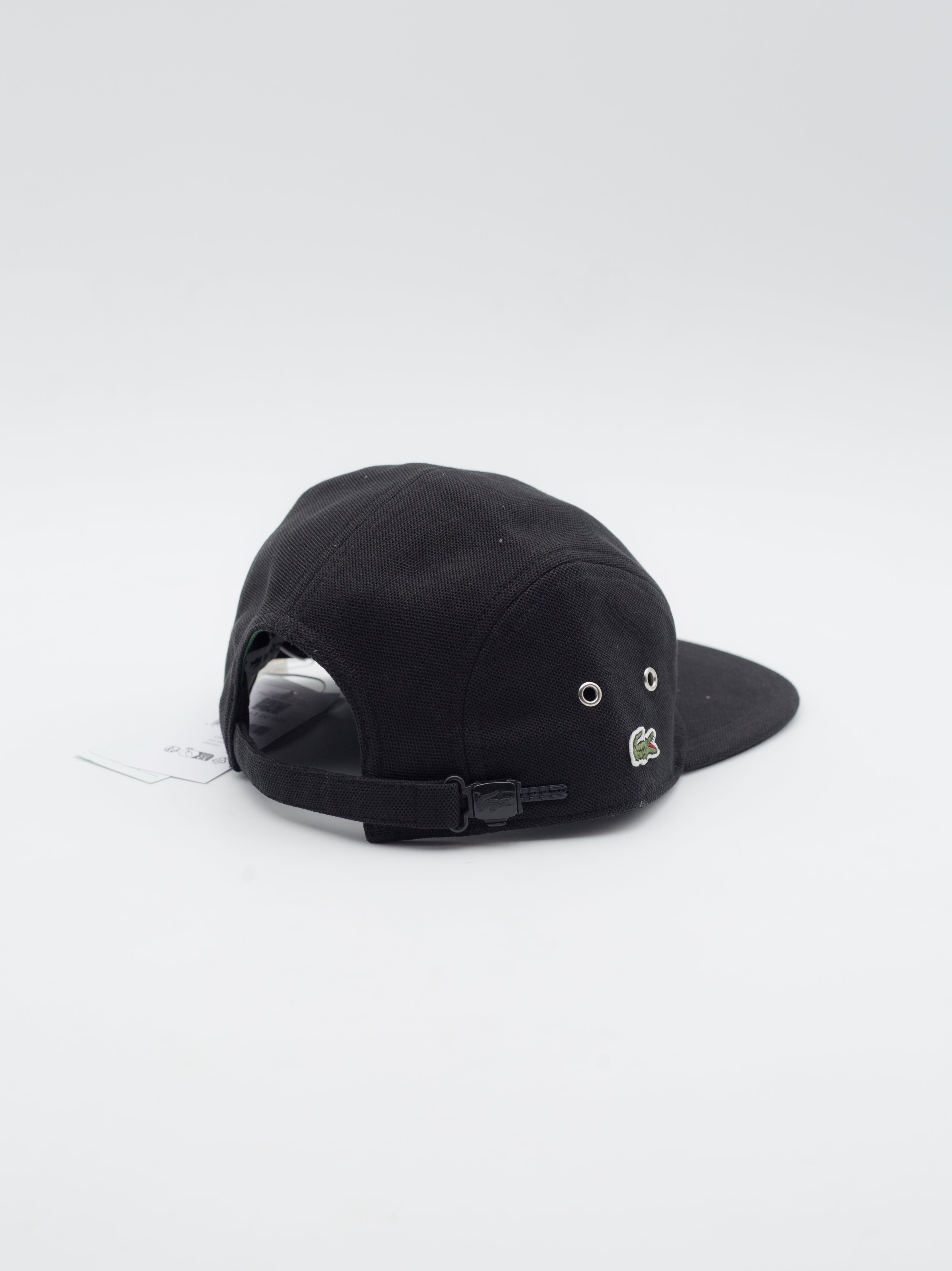 Classic Pique 5 Panel Pique Black 3 Classic Pique 5 Panel Pique Black