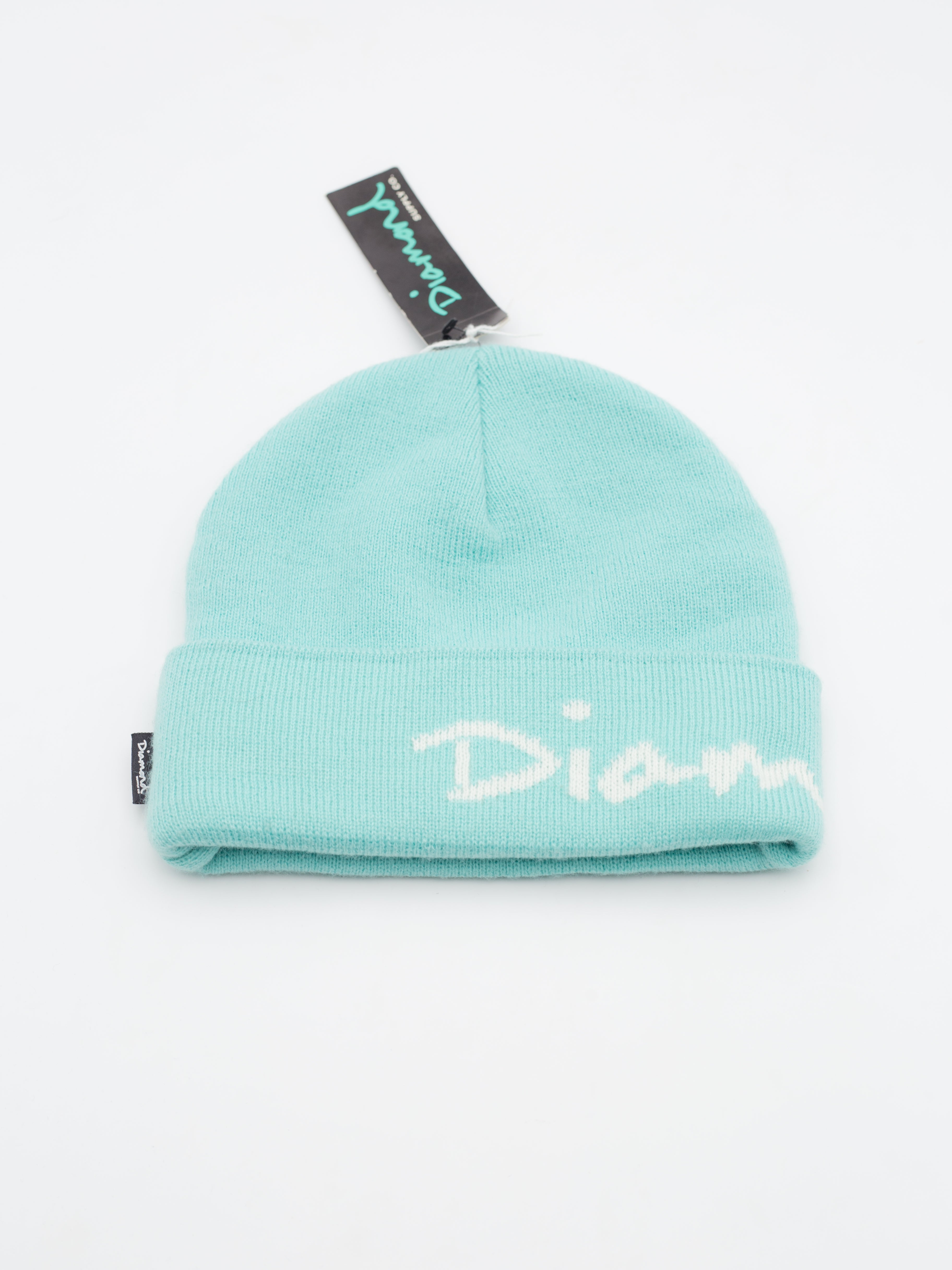 Diamond Beanie Turquoise