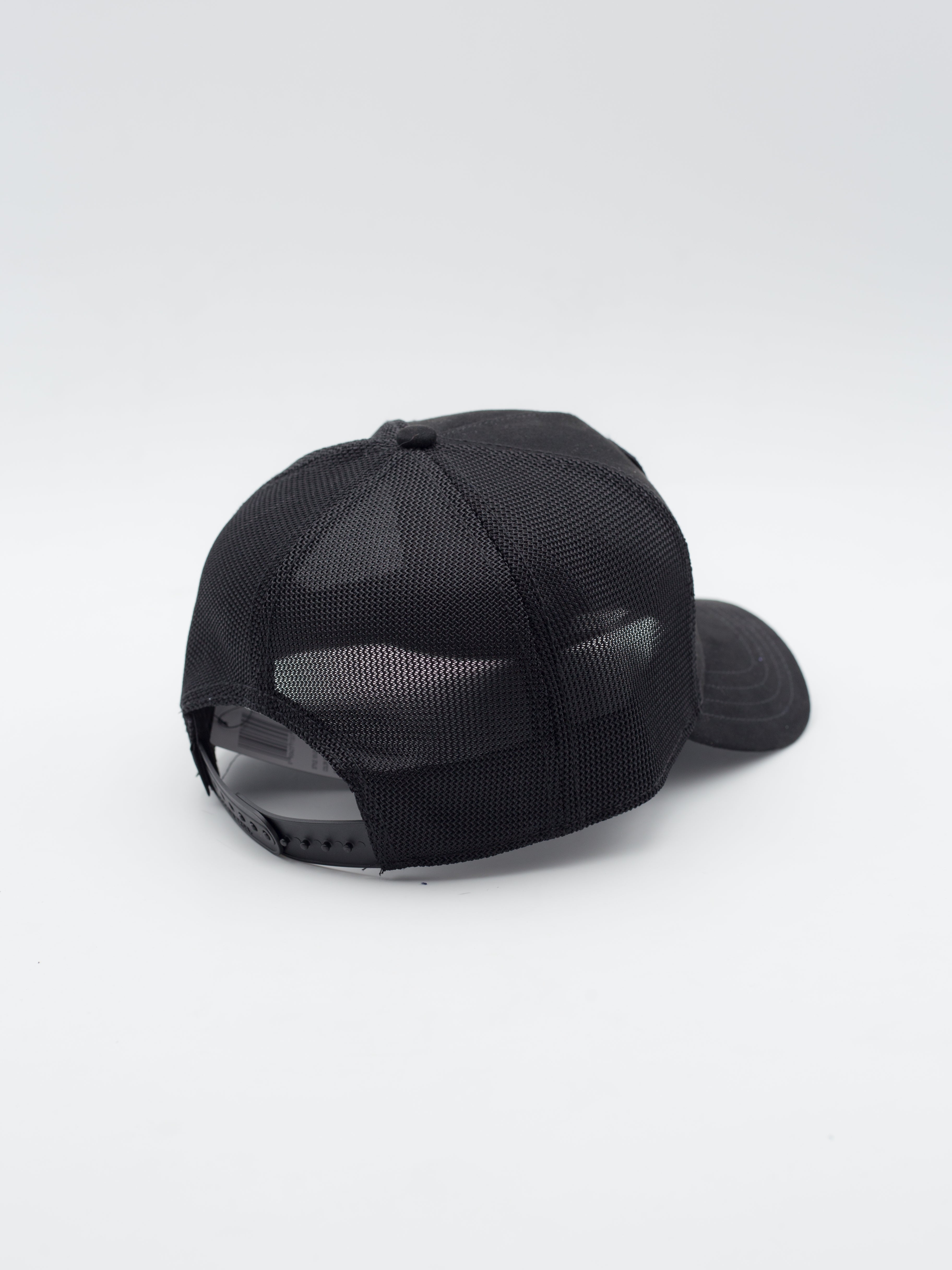 Suede Skull Trucker Black 3 Suede Skull Trucker Black
