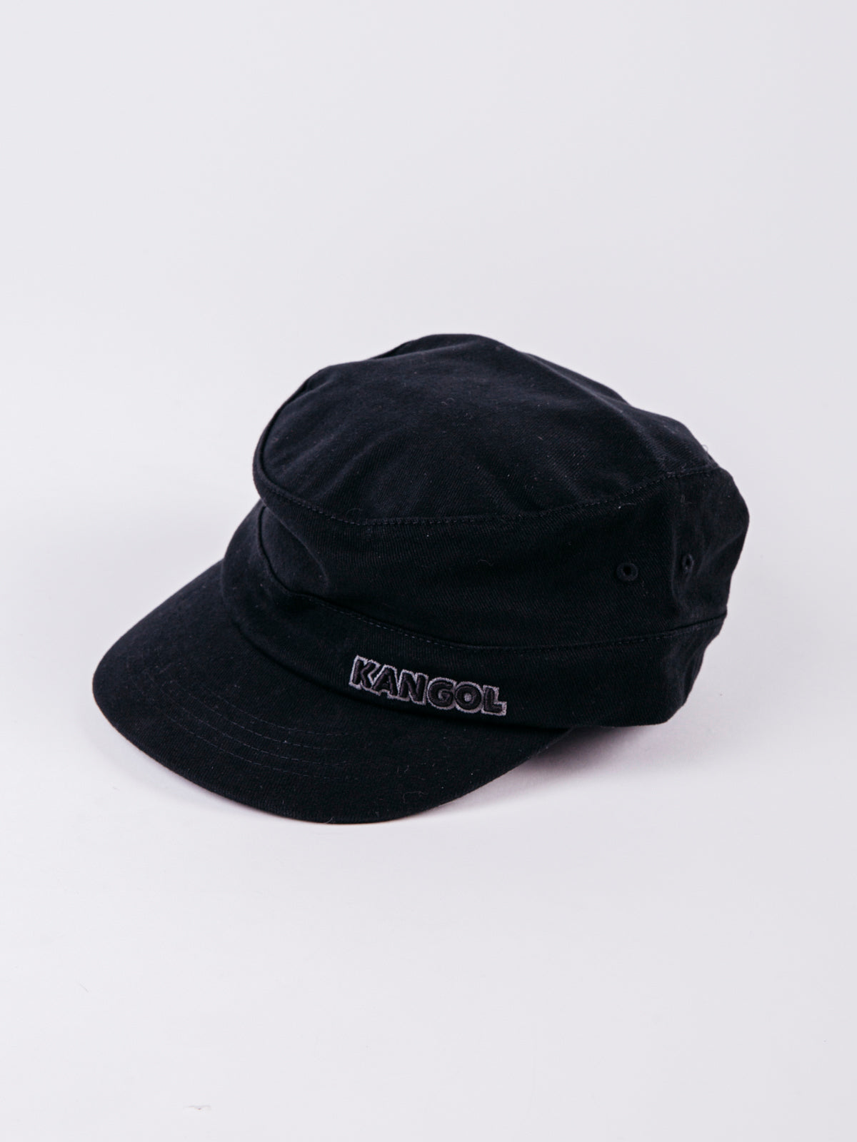 Twill Army Cap Black