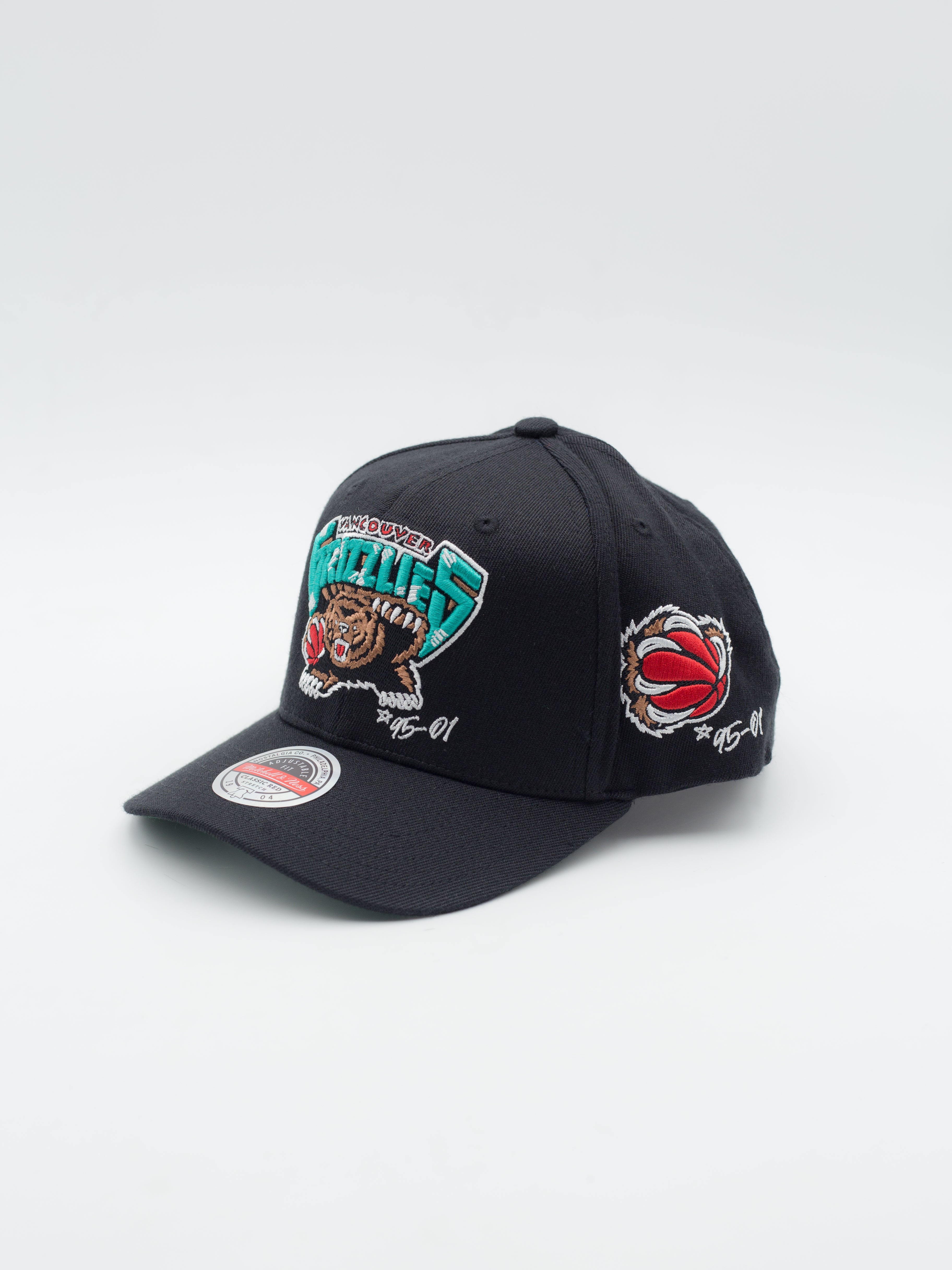 Vancouver Grizzlies Classic Red Strech Black