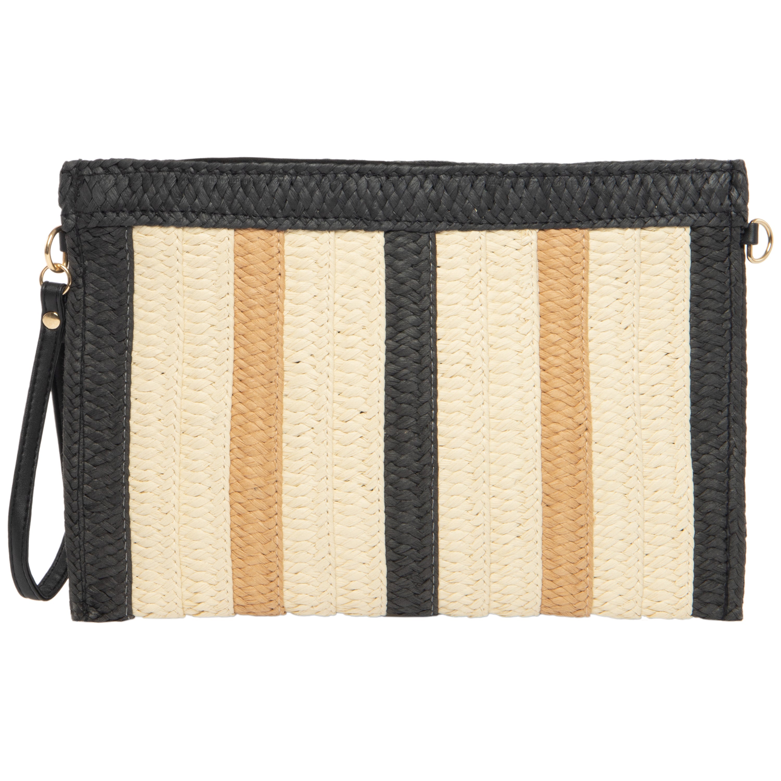 Tierra - Zip Top Clutch with Crossbody Strap 3 Tierra - Zip Top Clutch with Crossbody Strap