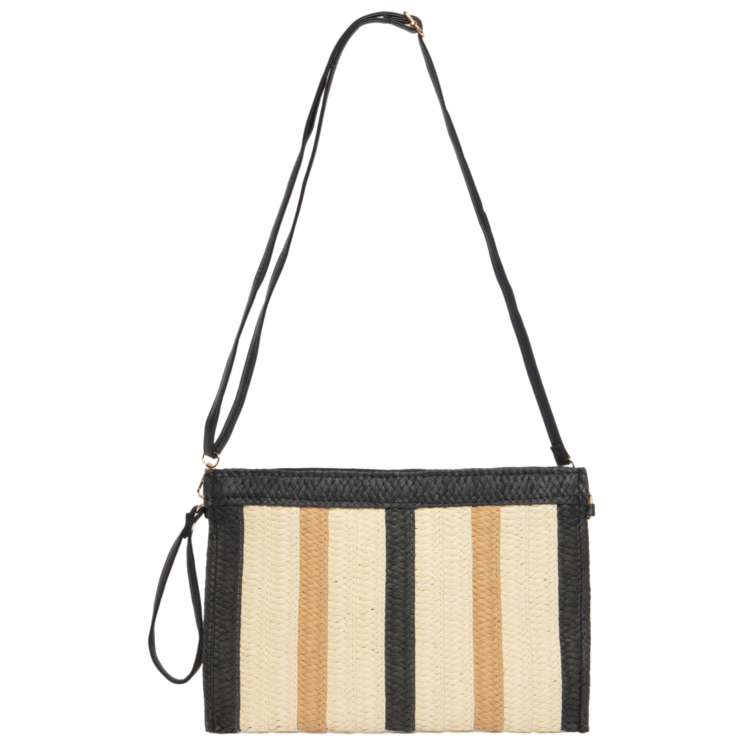 Tierra - Zip Top Clutch with Crossbody Strap 5 Tierra - Zip Top Clutch with Crossbody Strap