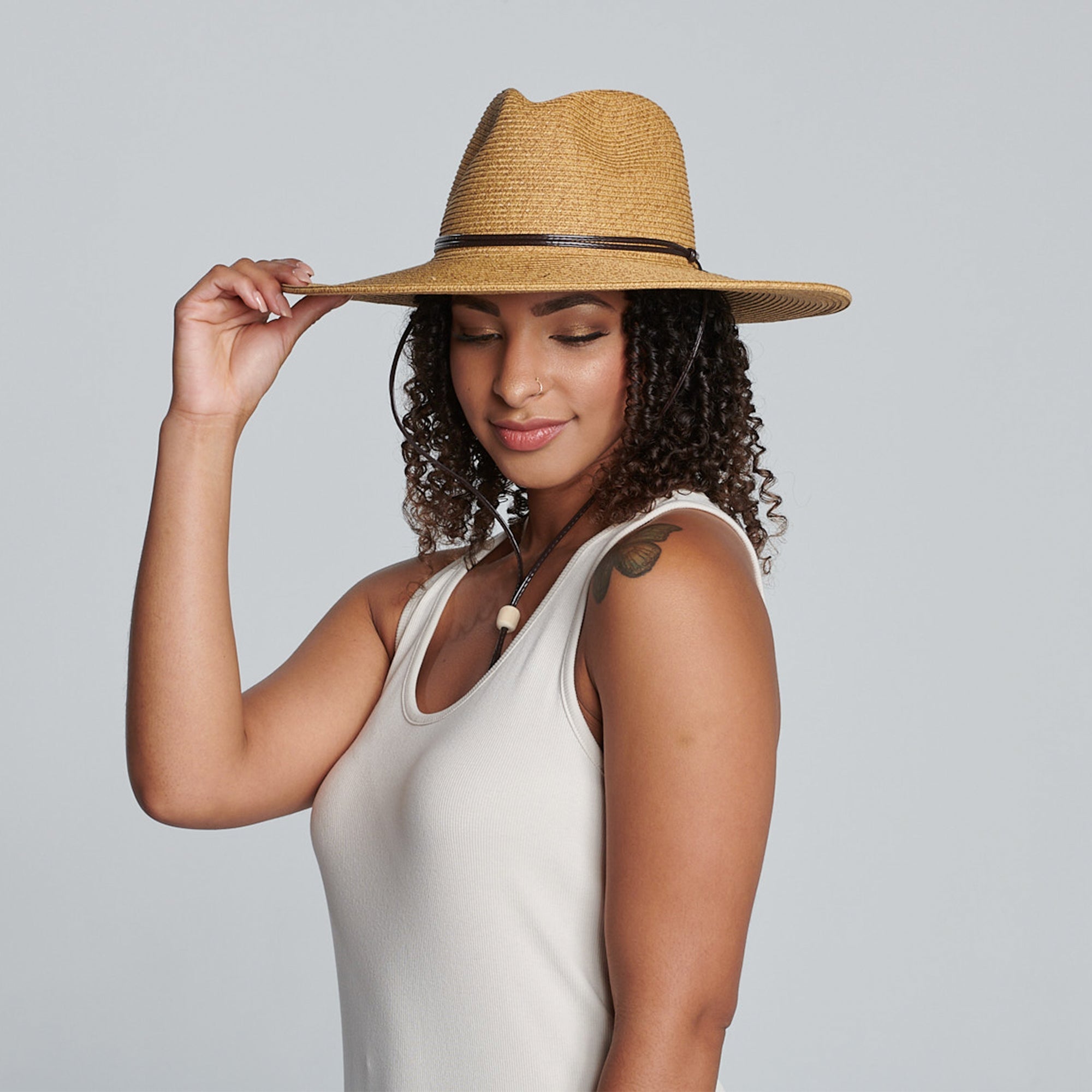 El Campo 4" Brim Sun Hat - UPF50 Sun Protection with Chin Cord - San Diego Hat Co. 5 El Campo 4" Brim Sun Hat - UPF50 Sun Protection with Chin Cord - San Diego Hat Co.