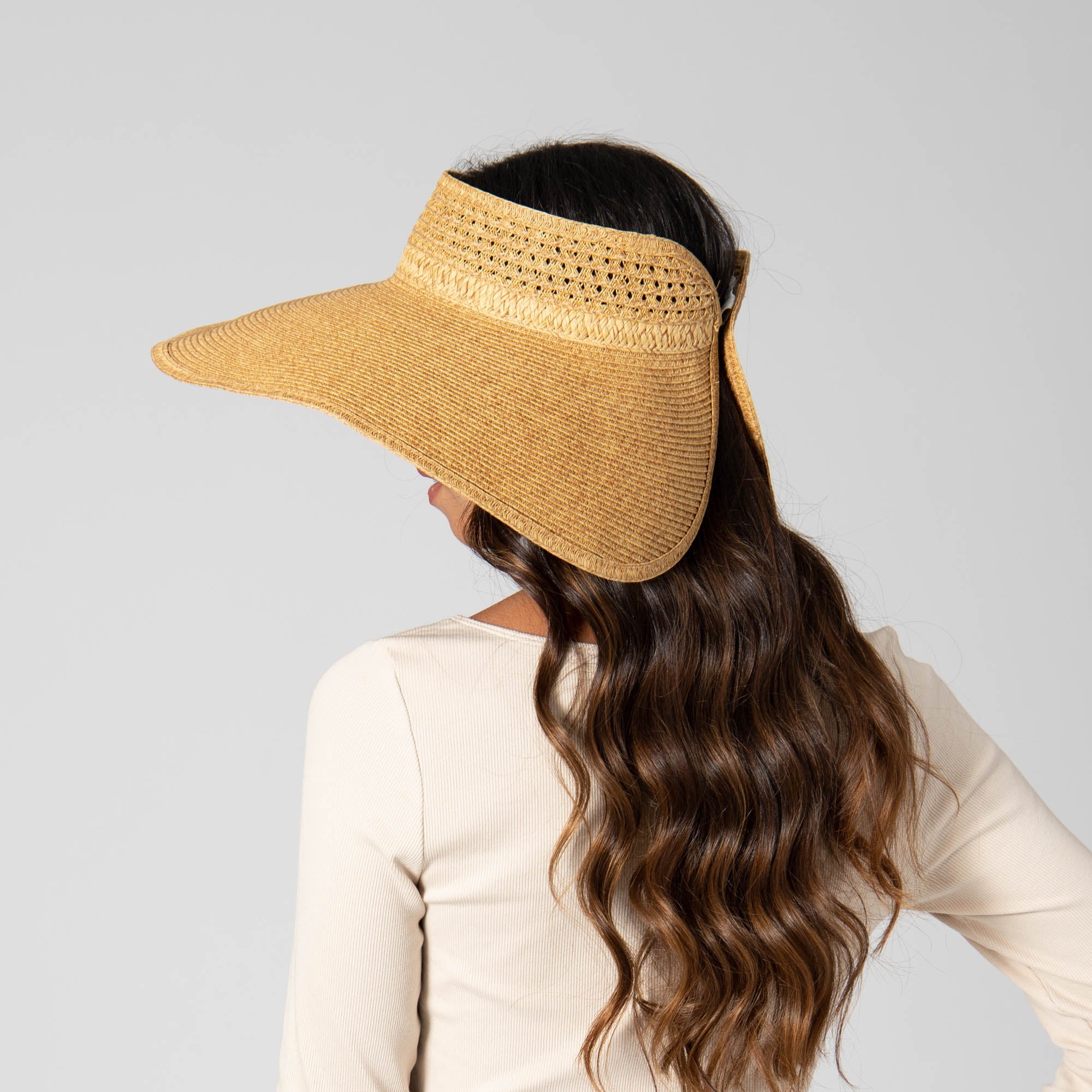 Everyday Full Coverage - Wide Brim Roll Up Visor 12 Everyday Full Coverage - Wide Brim Roll Up Visor