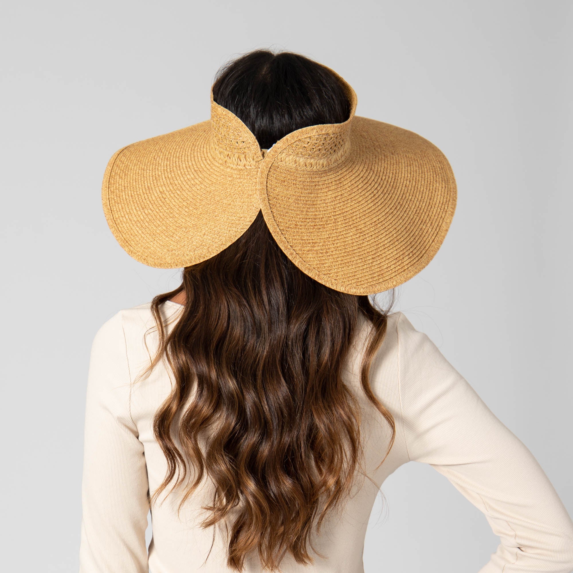 Everyday Full Coverage - Wide Brim Roll Up Visor 13 Everyday Full Coverage - Wide Brim Roll Up Visor