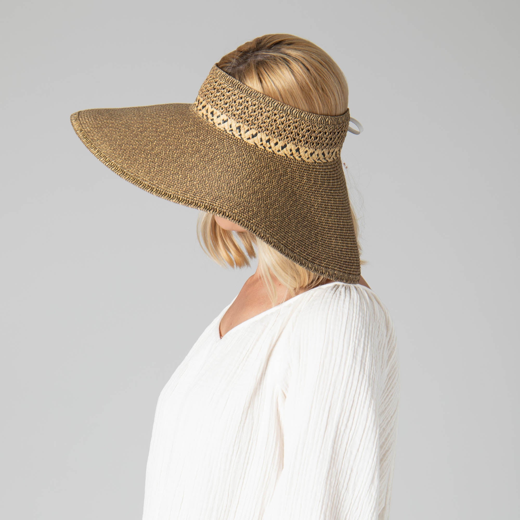 Everyday Full Coverage - Wide Brim Roll Up Visor 19 Everyday Full Coverage - Wide Brim Roll Up Visor
