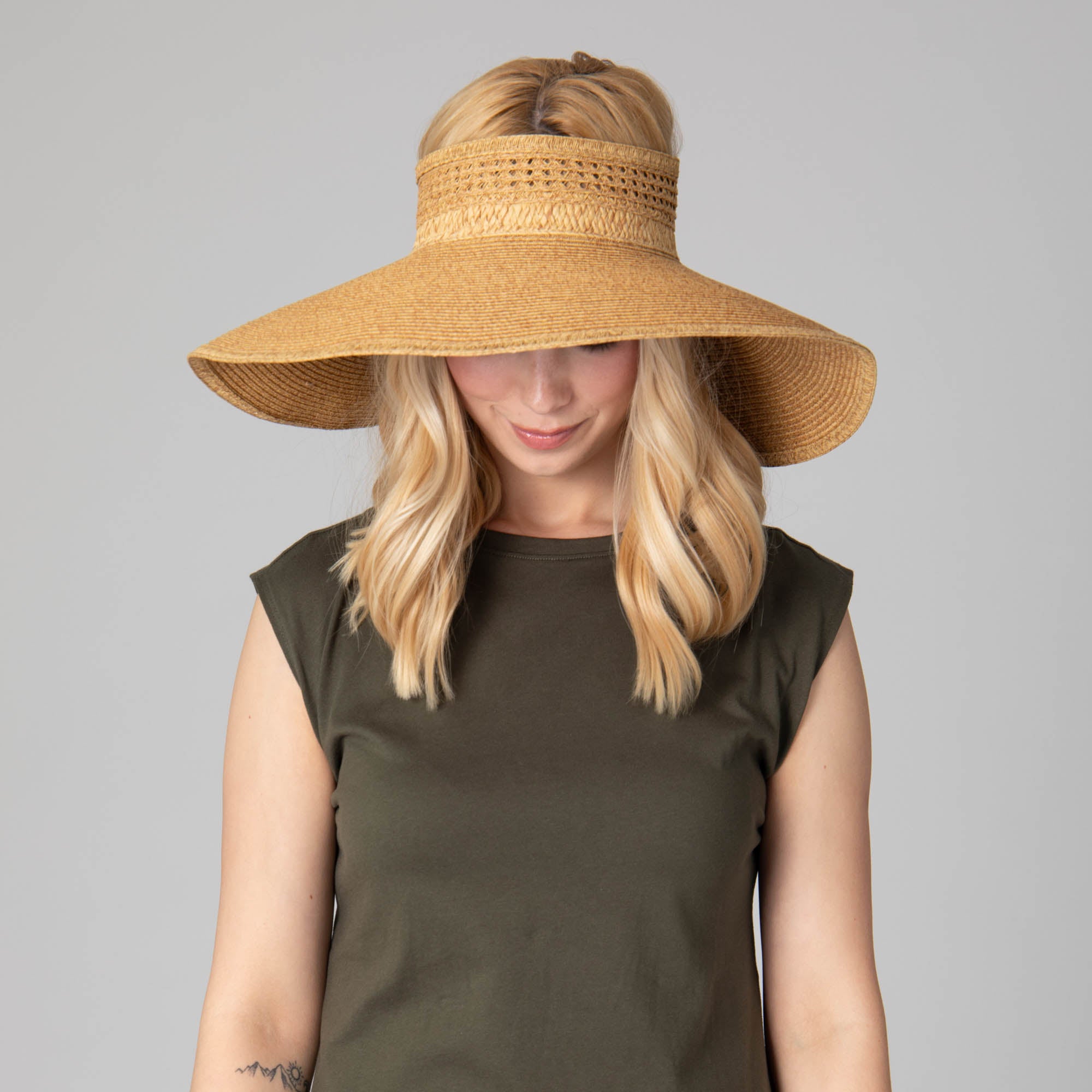 Everyday Full Coverage - Wide Brim Roll Up Visor 5 Everyday Full Coverage - Wide Brim Roll Up Visor