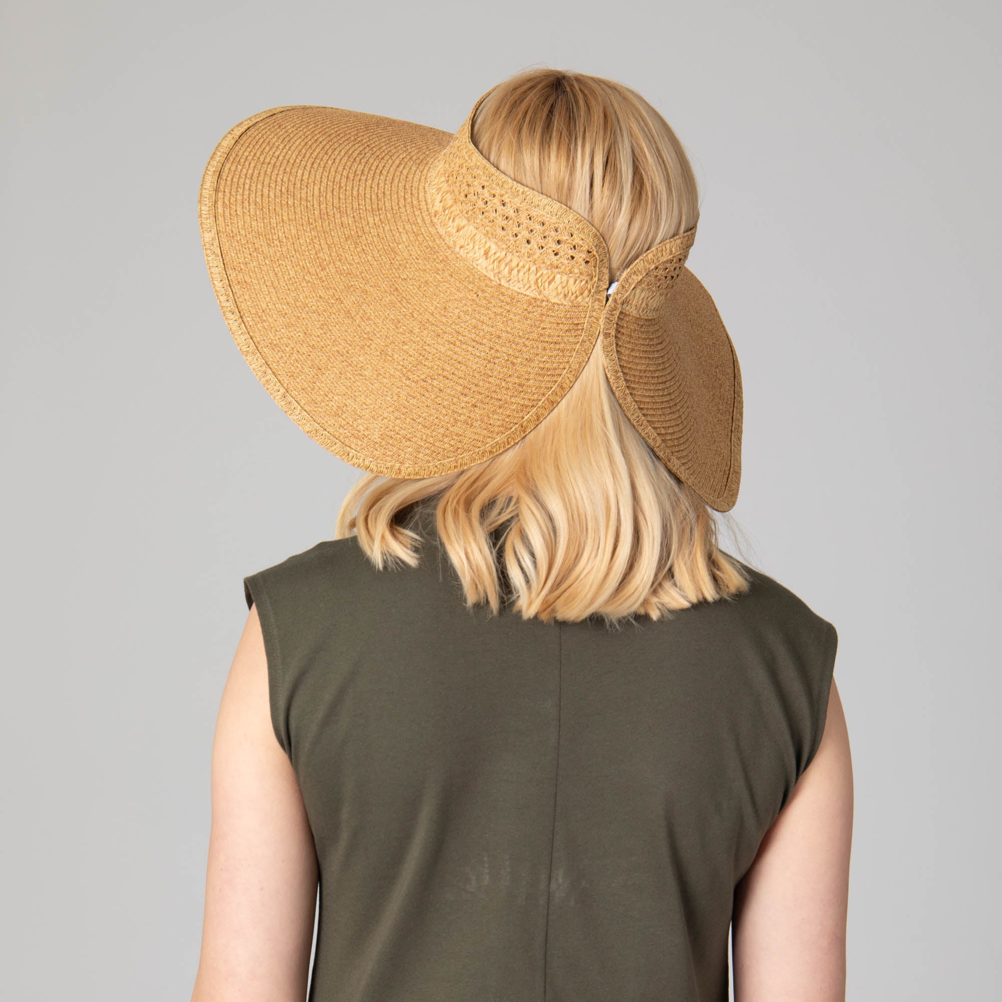 Everyday Full Coverage - Wide Brim Roll Up Visor 6 Everyday Full Coverage - Wide Brim Roll Up Visor