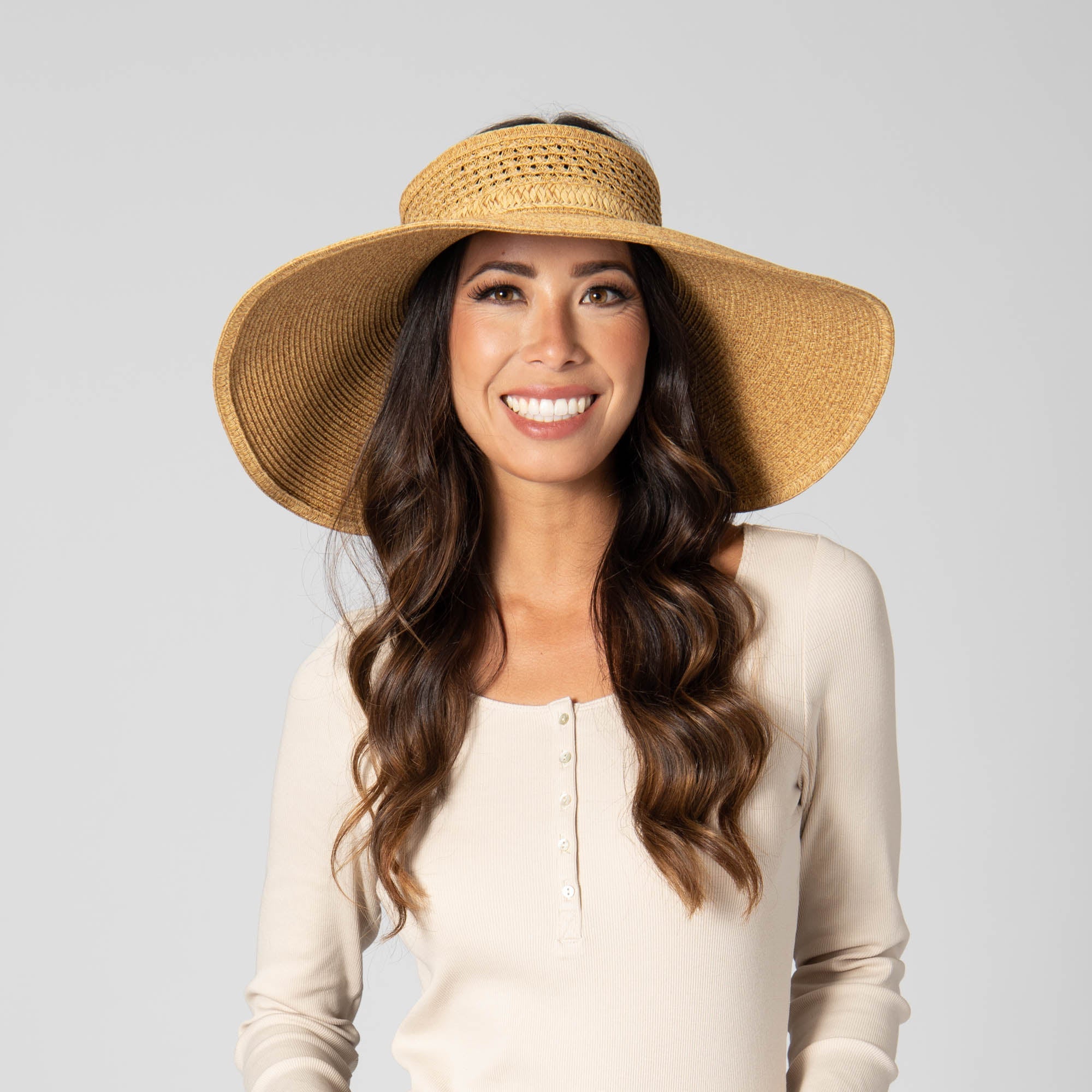 Everyday Full Coverage - Wide Brim Roll Up Visor 8 Everyday Full Coverage - Wide Brim Roll Up Visor