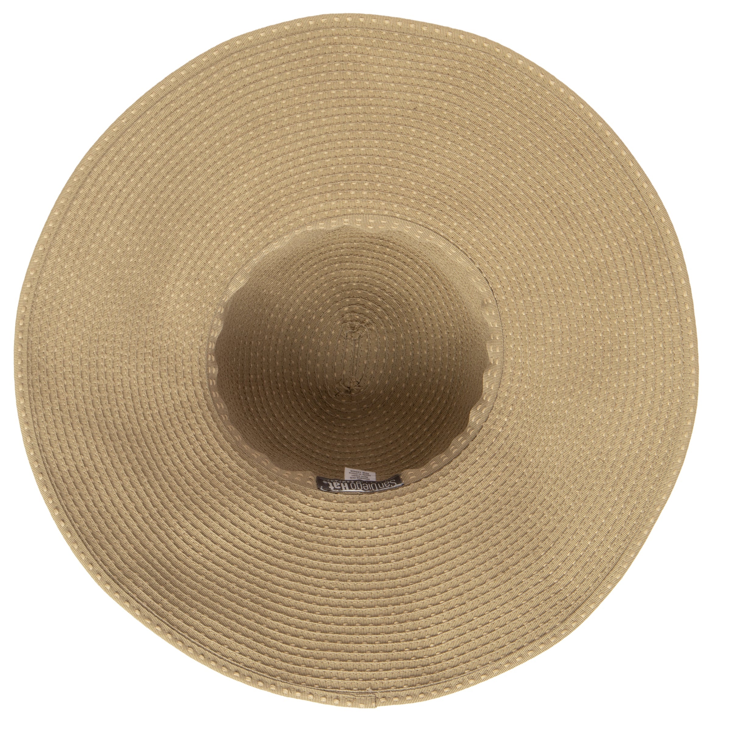 Women's Ribbon Braid Hat with Ticking 19 Women's Ribbon Braid Hat with Ticking