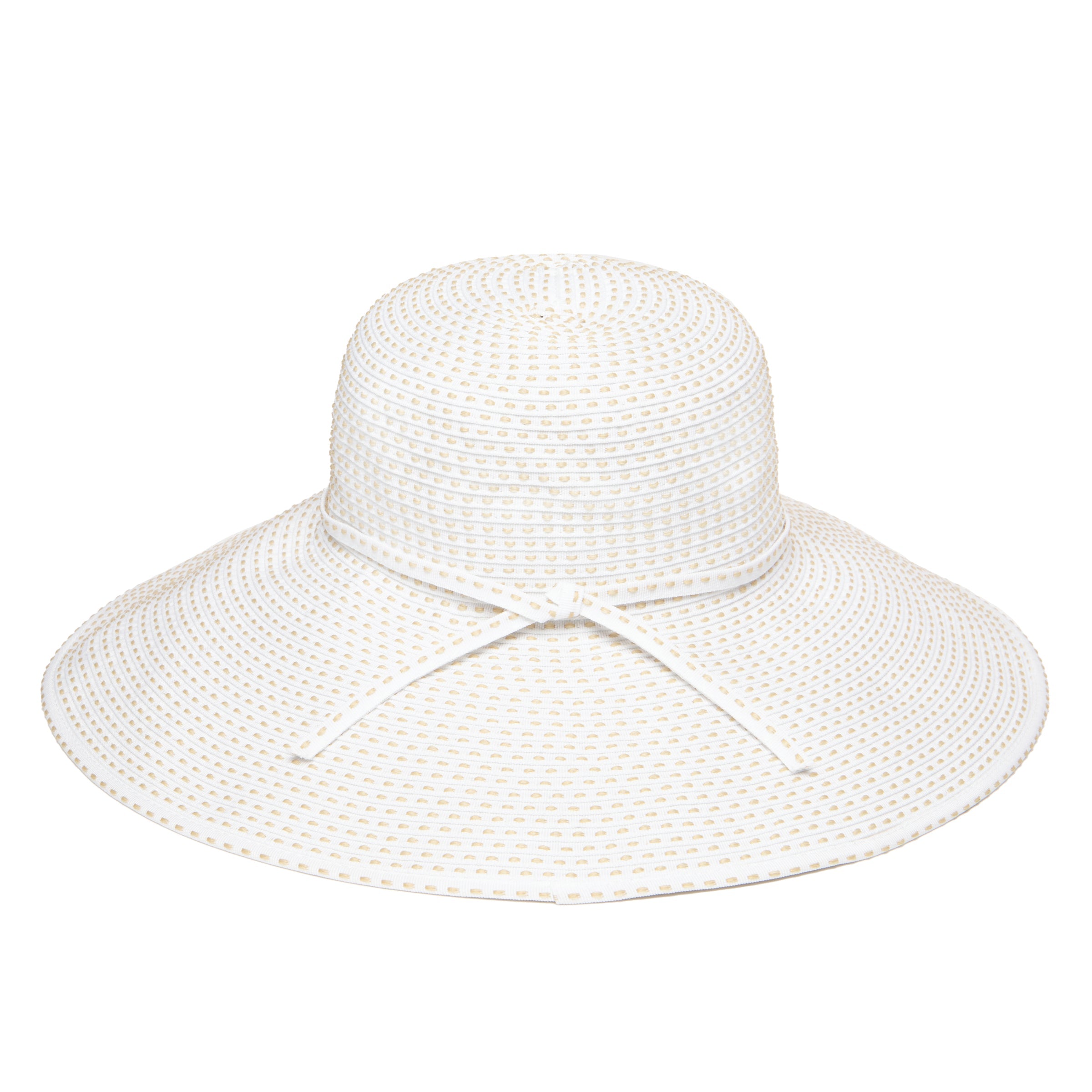 Women's Ribbon Braid Hat with Ticking 27 Women's Ribbon Braid Hat with Ticking