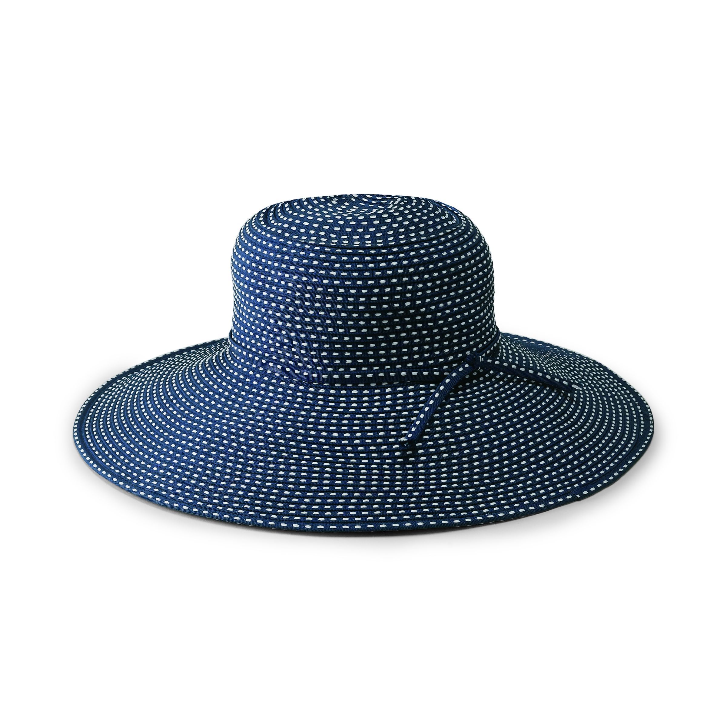 Women's Ribbon Braid Hat with Ticking 8 Women's Ribbon Braid Hat with Ticking