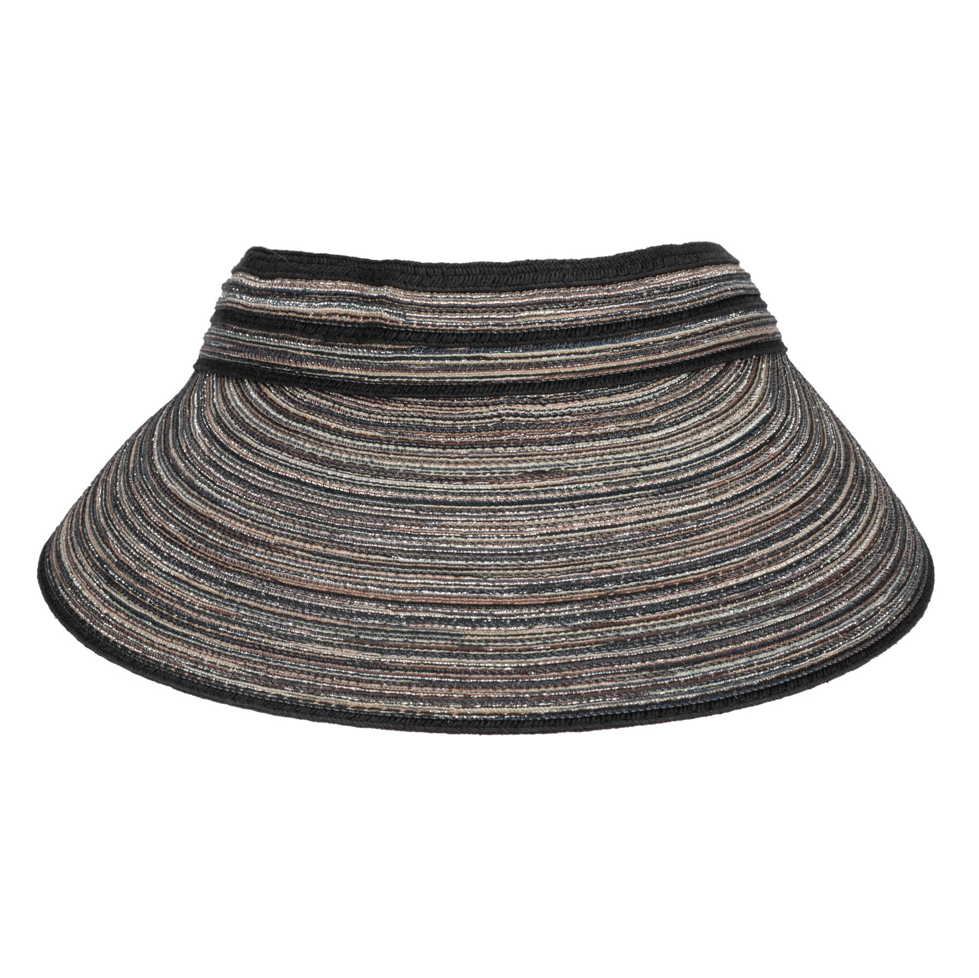 Women's Mixed Braid Visor with Velcro Strap 33 Women's Mixed Braid Visor with Velcro Strap