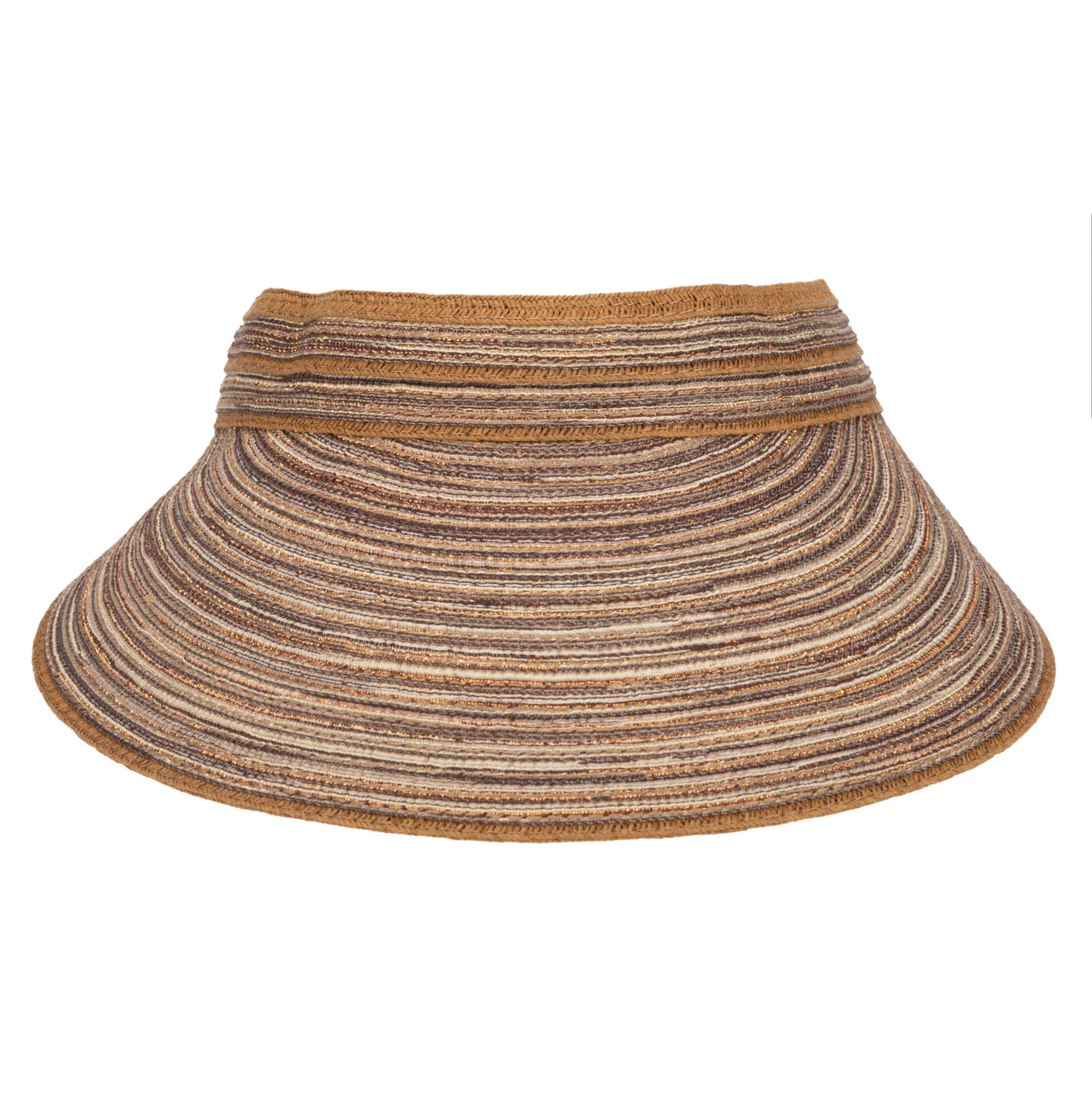 Women's Mixed Braid Visor with Velcro Strap 37 Women's Mixed Braid Visor with Velcro Strap