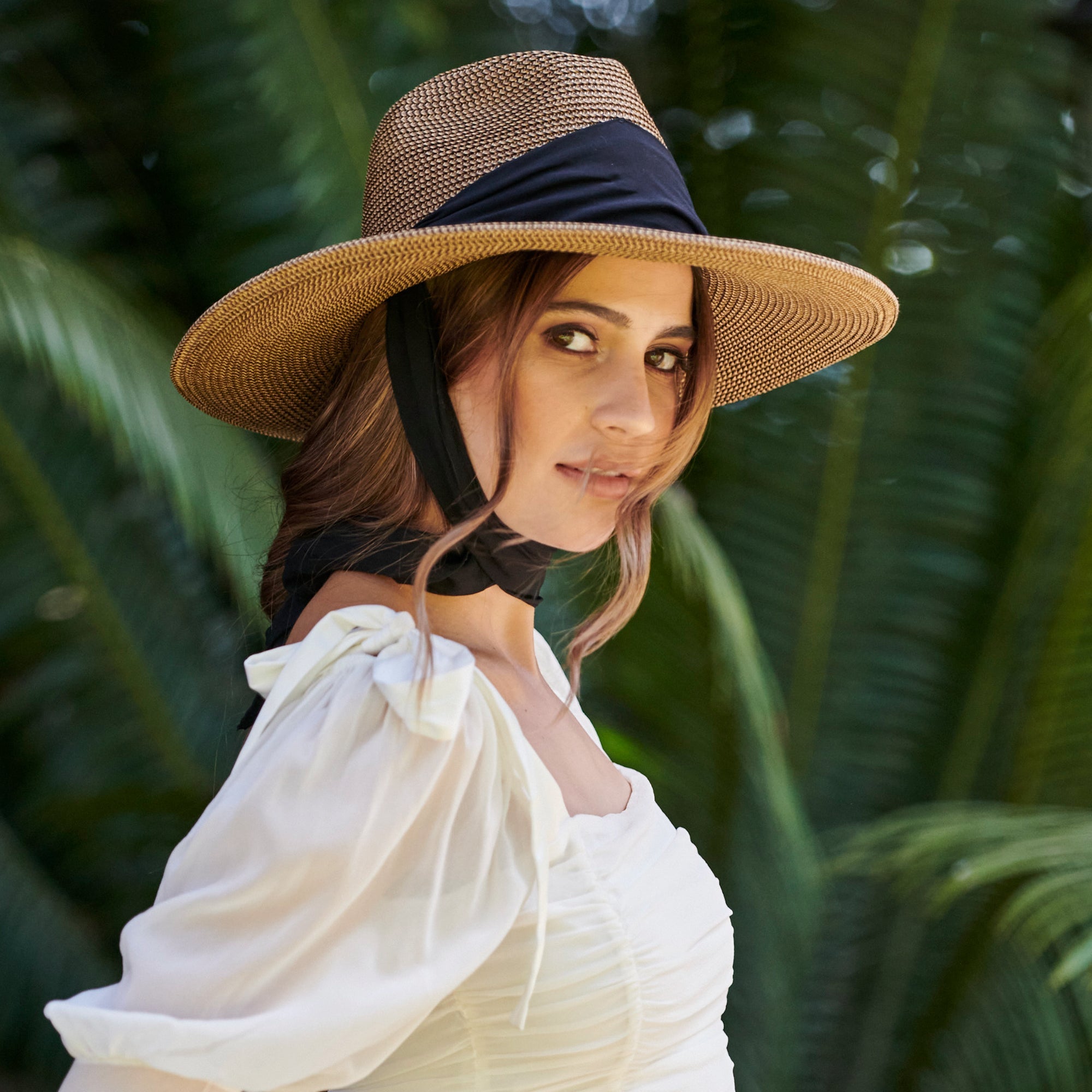 Women's Ultrabraid Fedora With Facial Scarf Wrap 6 Women's Ultrabraid Fedora With Facial Scarf Wrap