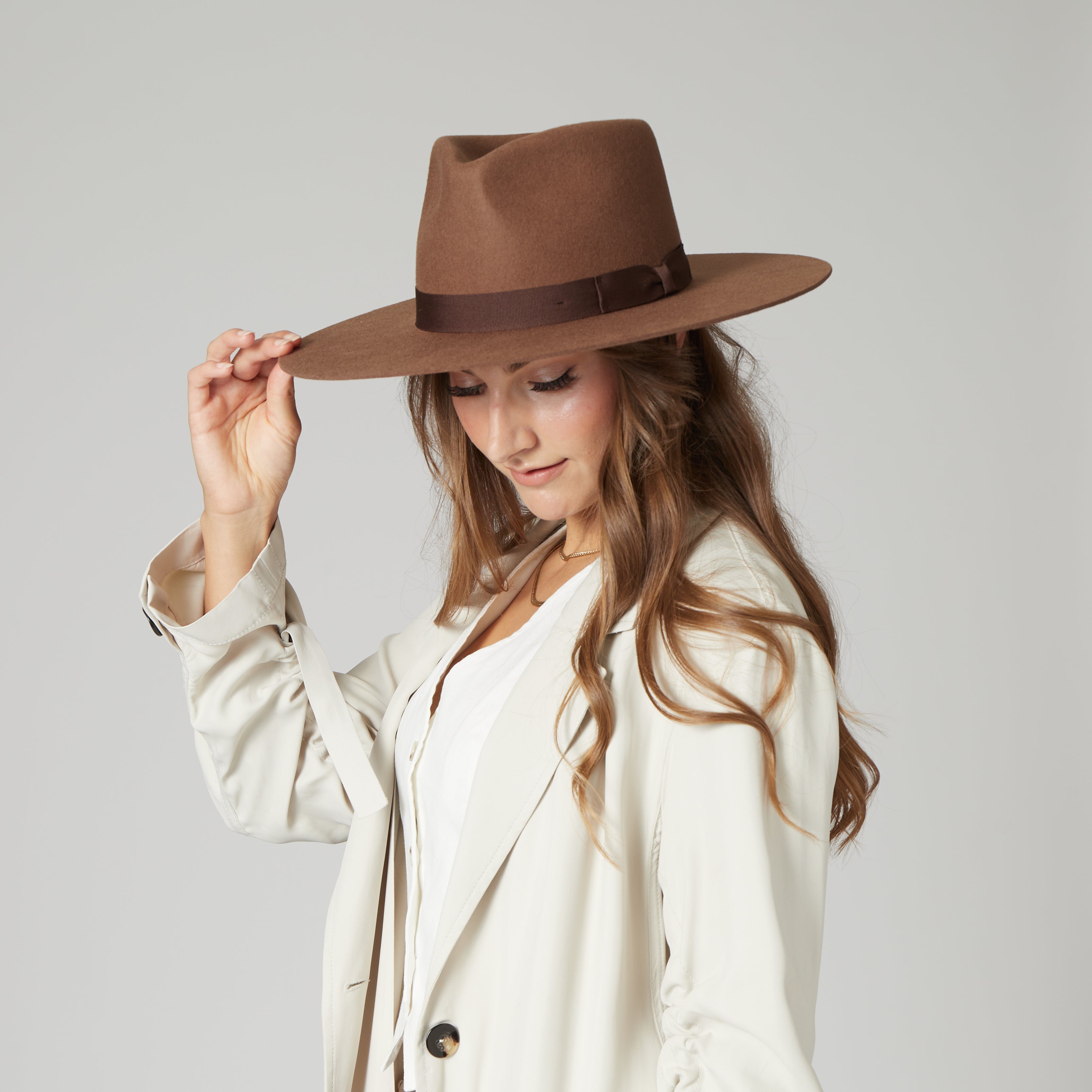 The Julian - Wool Felt Stiff Brim Fedora 20 The Julian - Wool Felt Stiff Brim Fedora