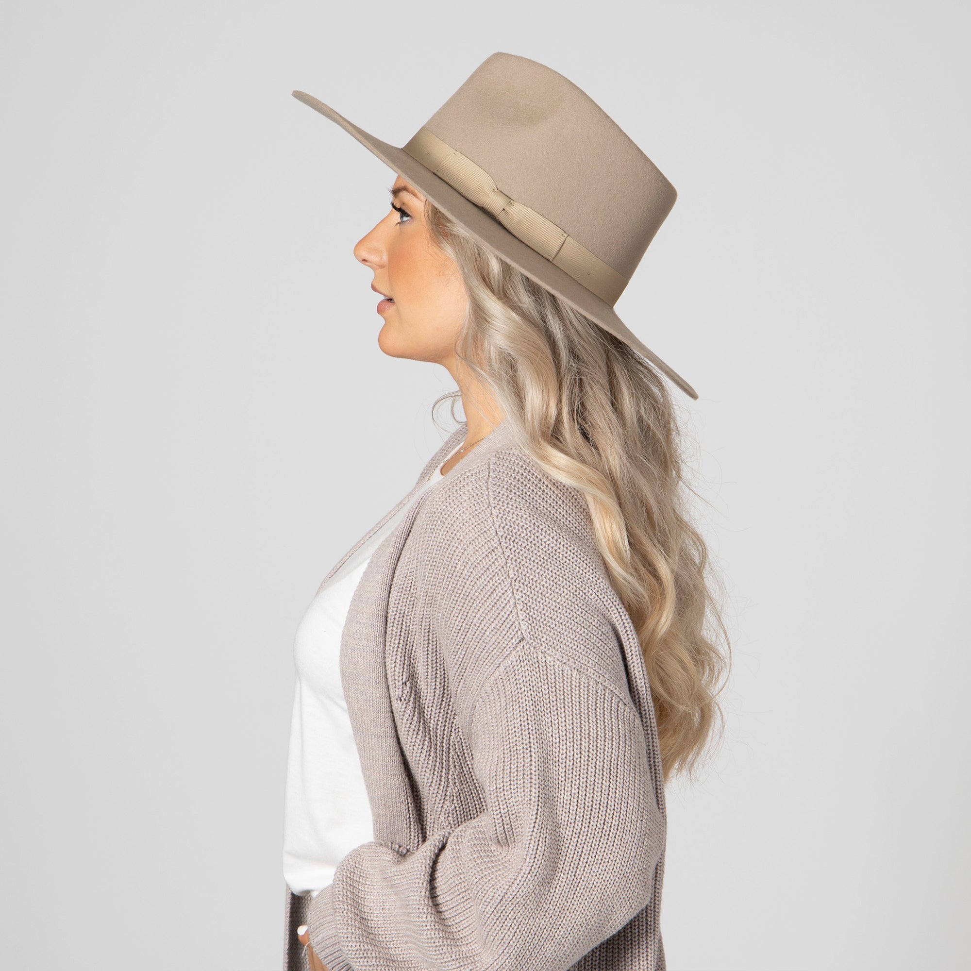 The Julian - Wool Felt Stiff Brim Fedora 3 The Julian - Wool Felt Stiff Brim Fedora