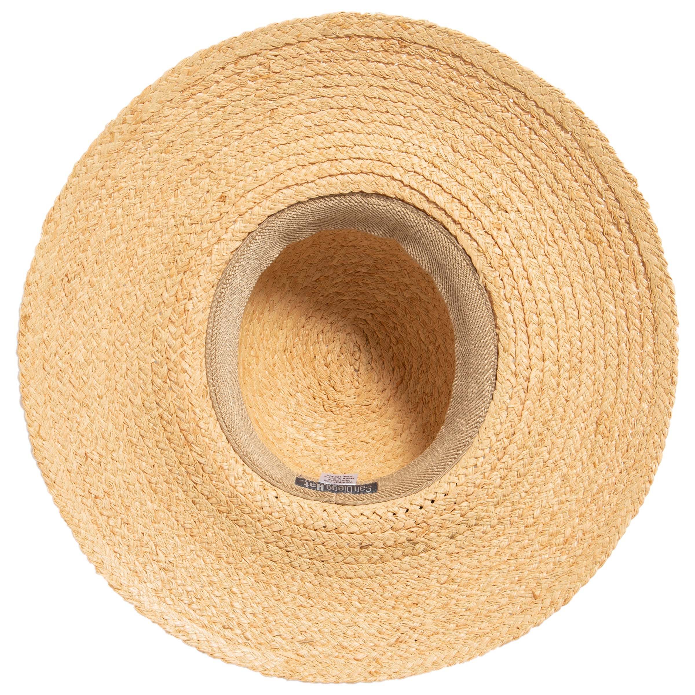 Women's Large Brim Raffia Hat With A Black Ribbon 8 Women's Large Brim Raffia Hat With A Black Ribbon