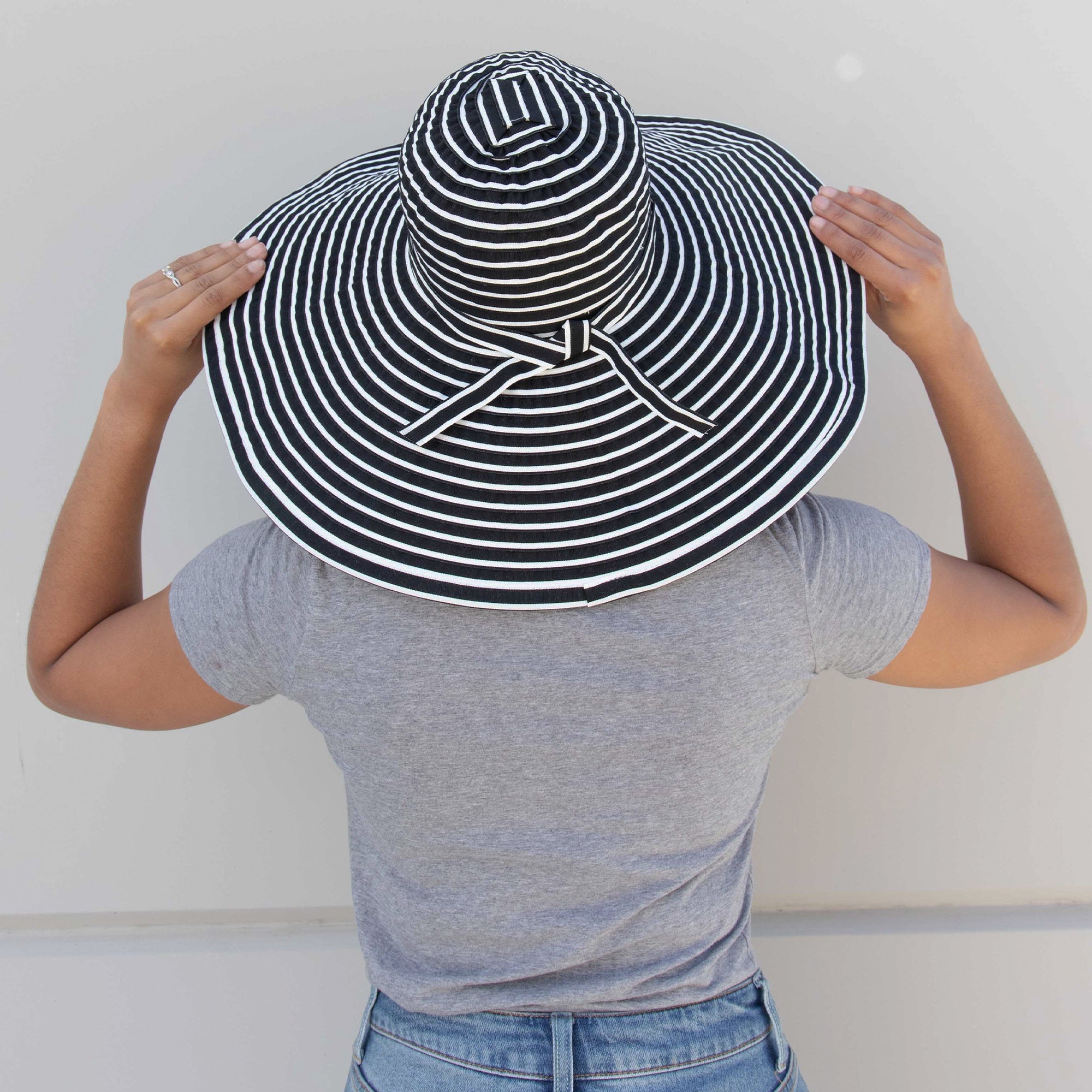 Women's Ribbon Braid XL Brim Hat 5 Women's Ribbon Braid XL Brim Hat