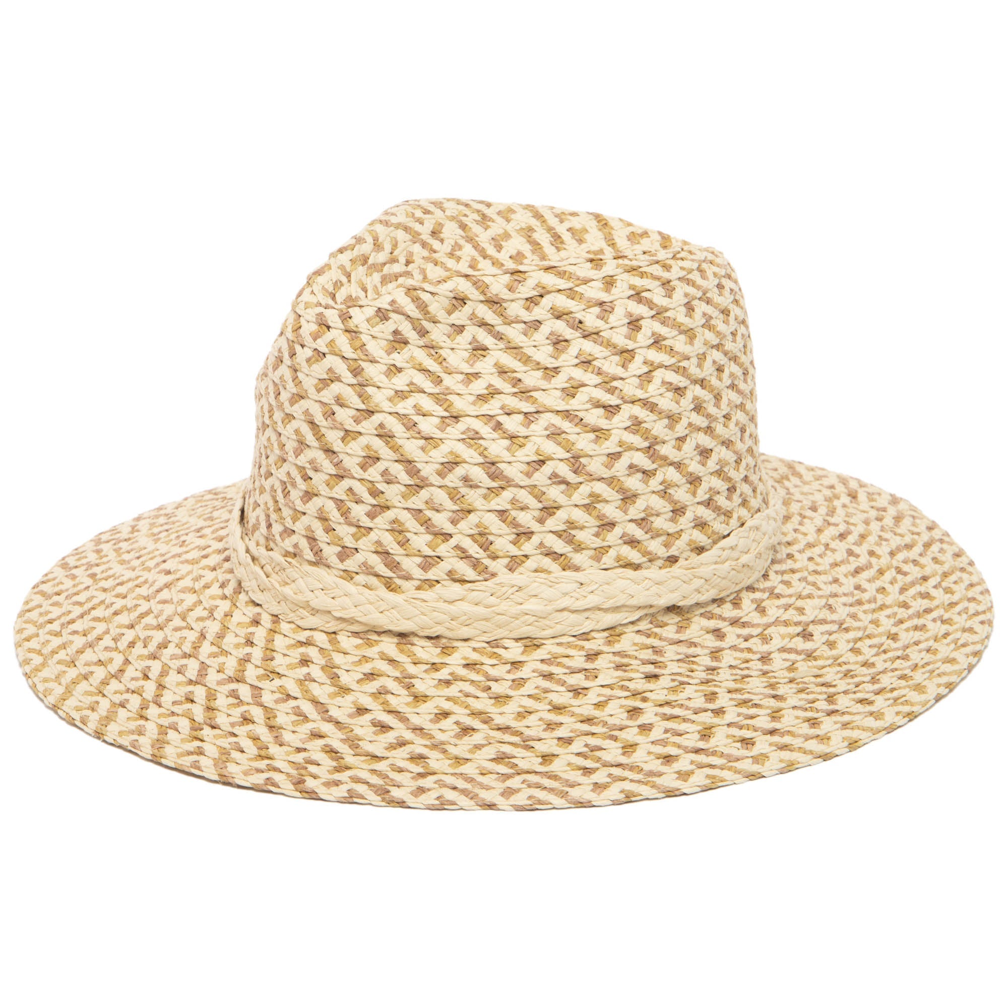 Cheers - Multi Color Woven Paperbraid Fedora