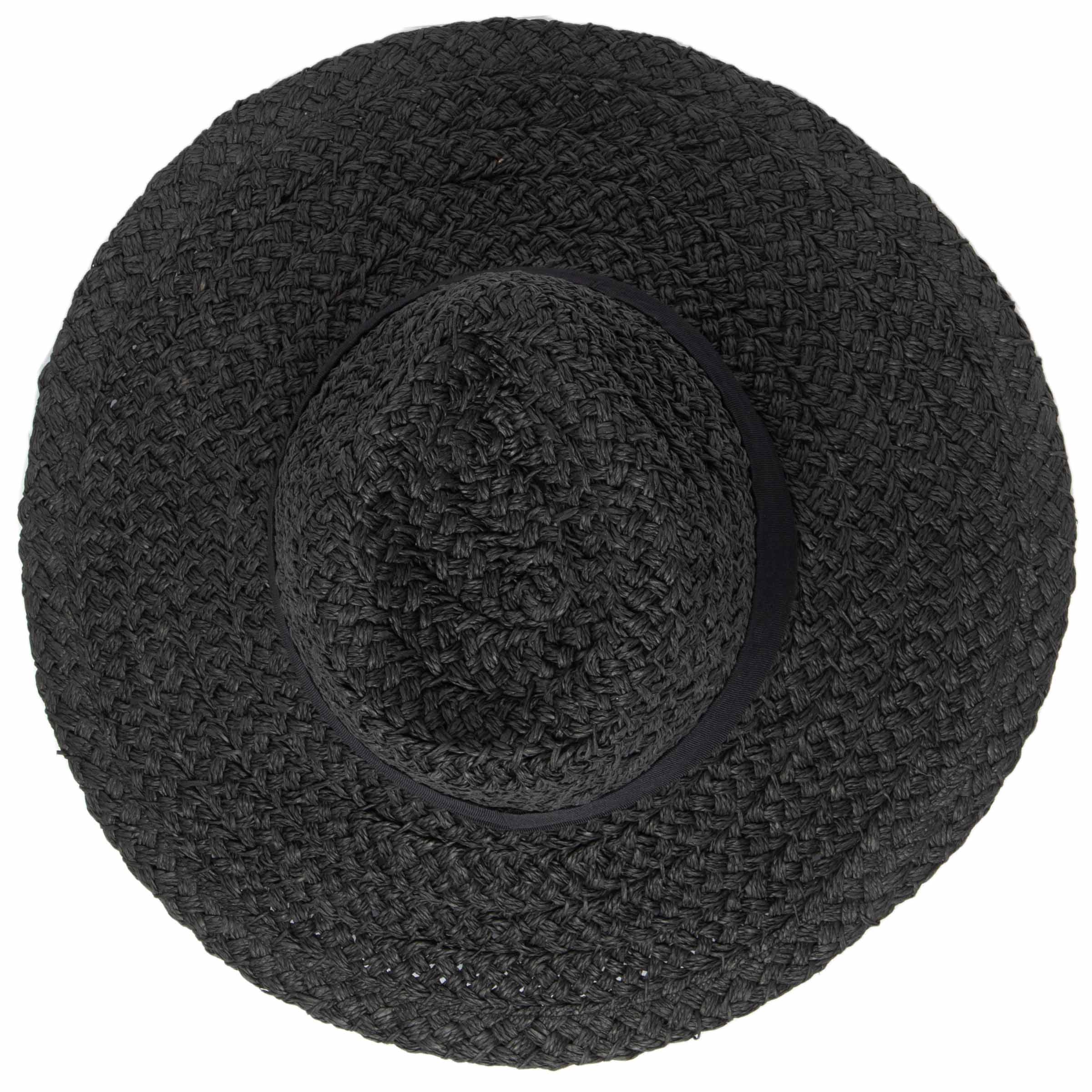 Women's Woven Paper Wide Brim Fedora With Grosgrain 13 Women's Woven Paper Wide Brim Fedora With Grosgrain
