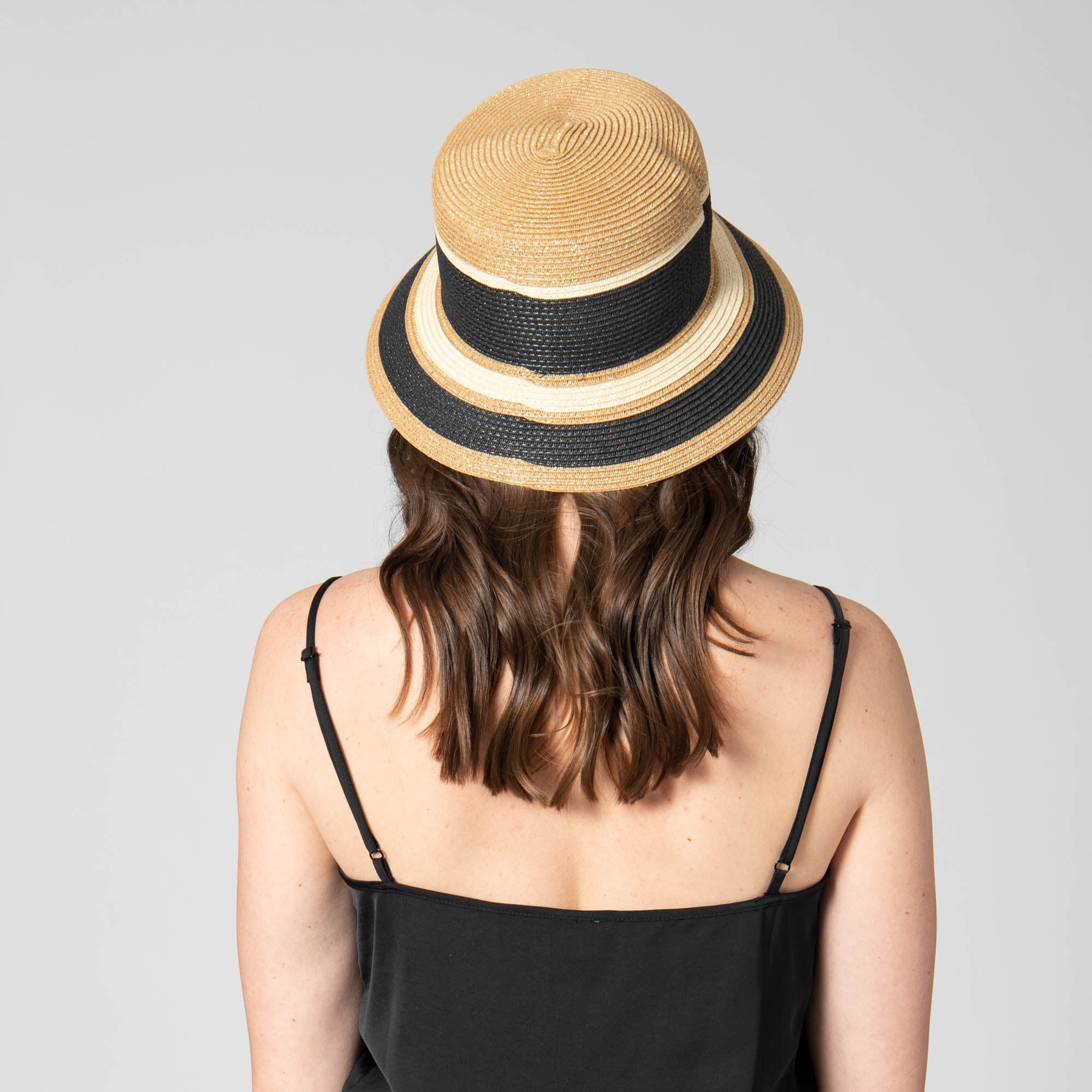 Las Palmas Bucket - Ultrabraid Striped Bucket Hat 11 Las Palmas Bucket - Ultrabraid Striped Bucket Hat