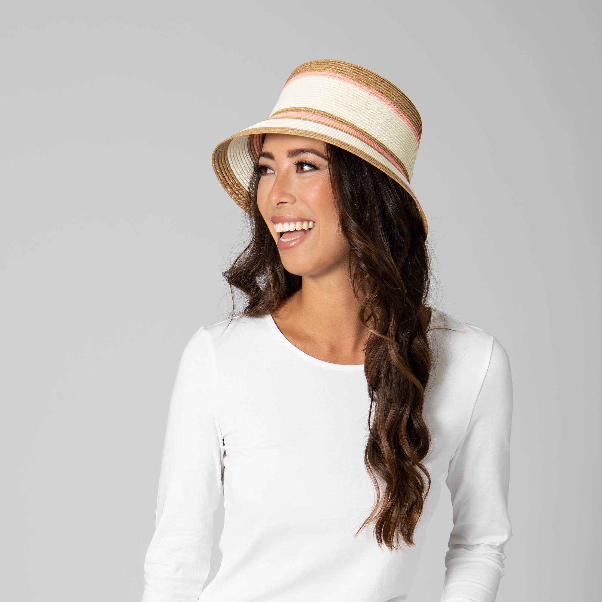 Las Palmas Bucket - Ultrabraid Striped Bucket Hat 18 Las Palmas Bucket - Ultrabraid Striped Bucket Hat