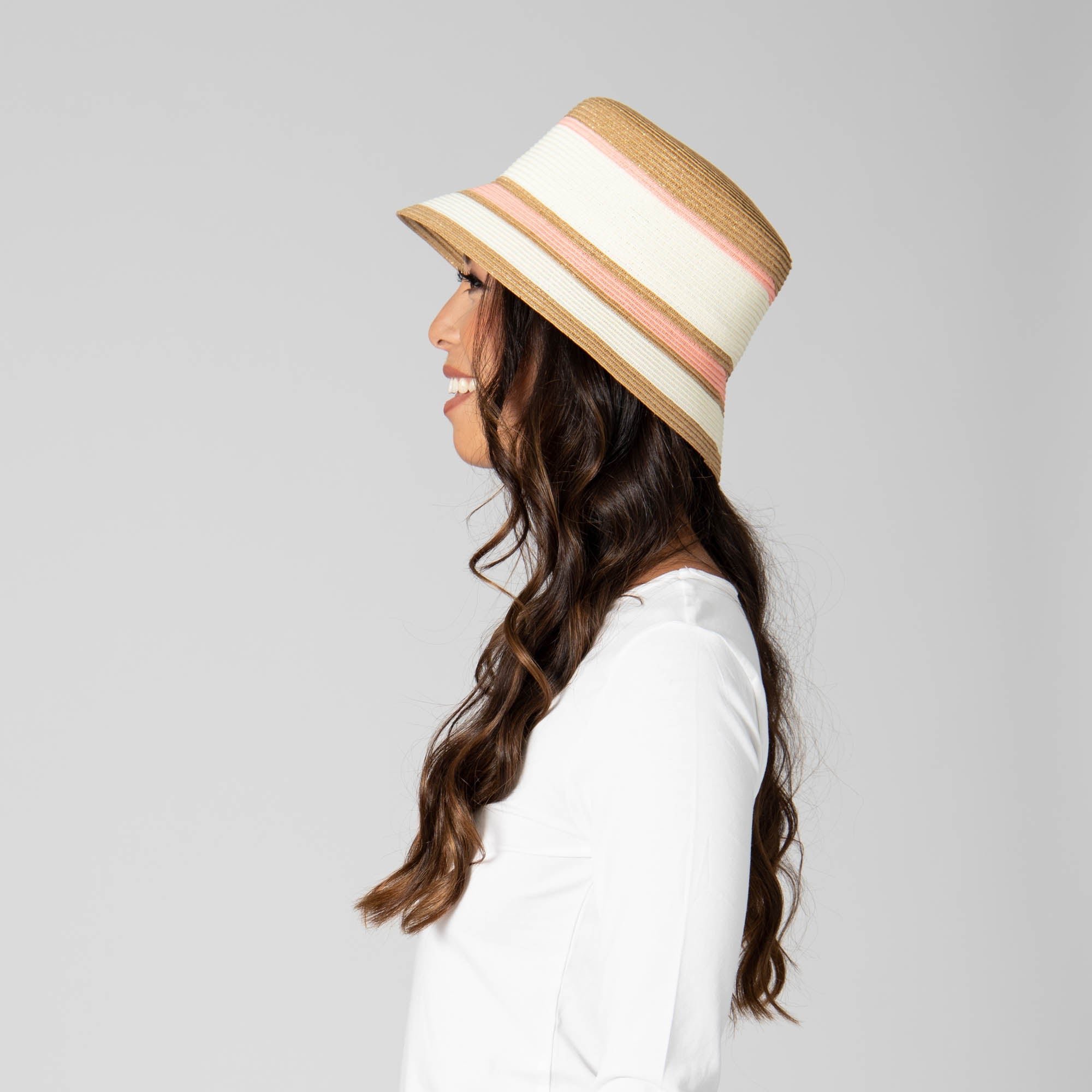 Las Palmas Bucket - Ultrabraid Striped Bucket Hat 19 Las Palmas Bucket - Ultrabraid Striped Bucket Hat