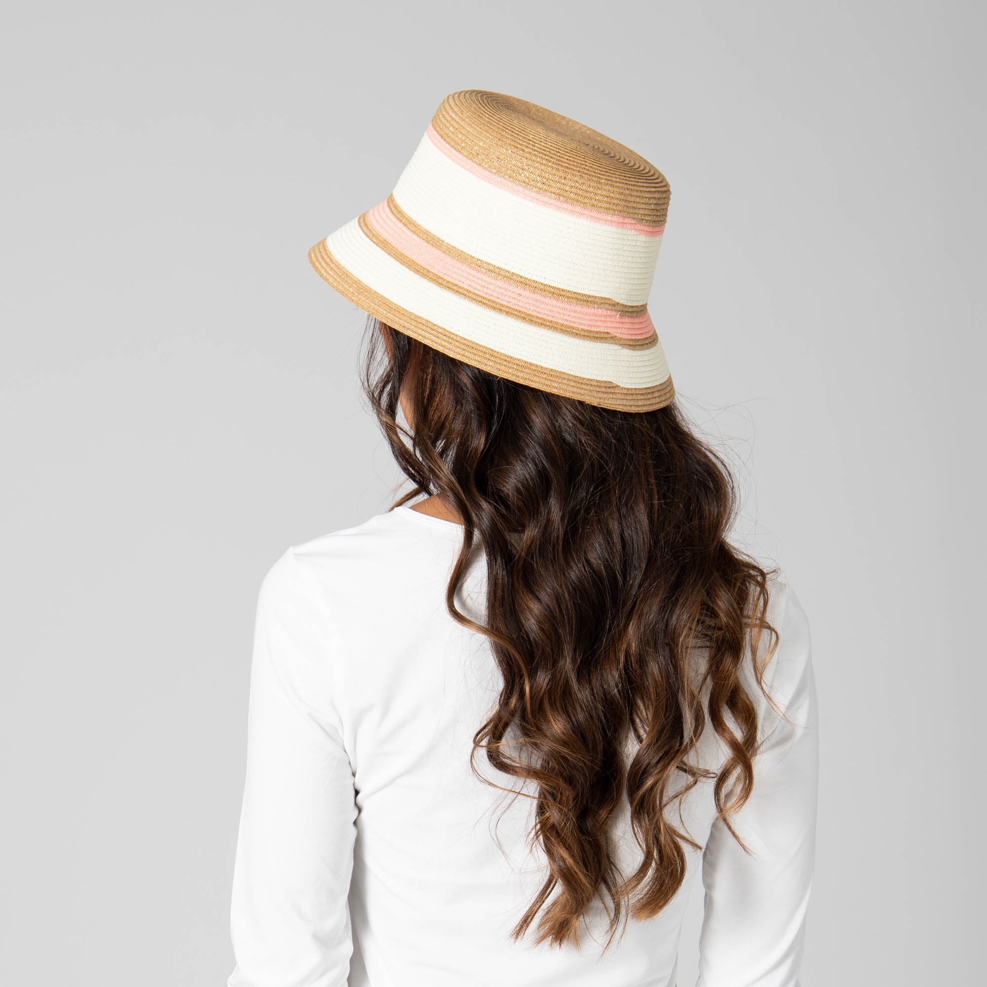 Las Palmas Bucket - Ultrabraid Striped Bucket Hat 21 Las Palmas Bucket - Ultrabraid Striped Bucket Hat
