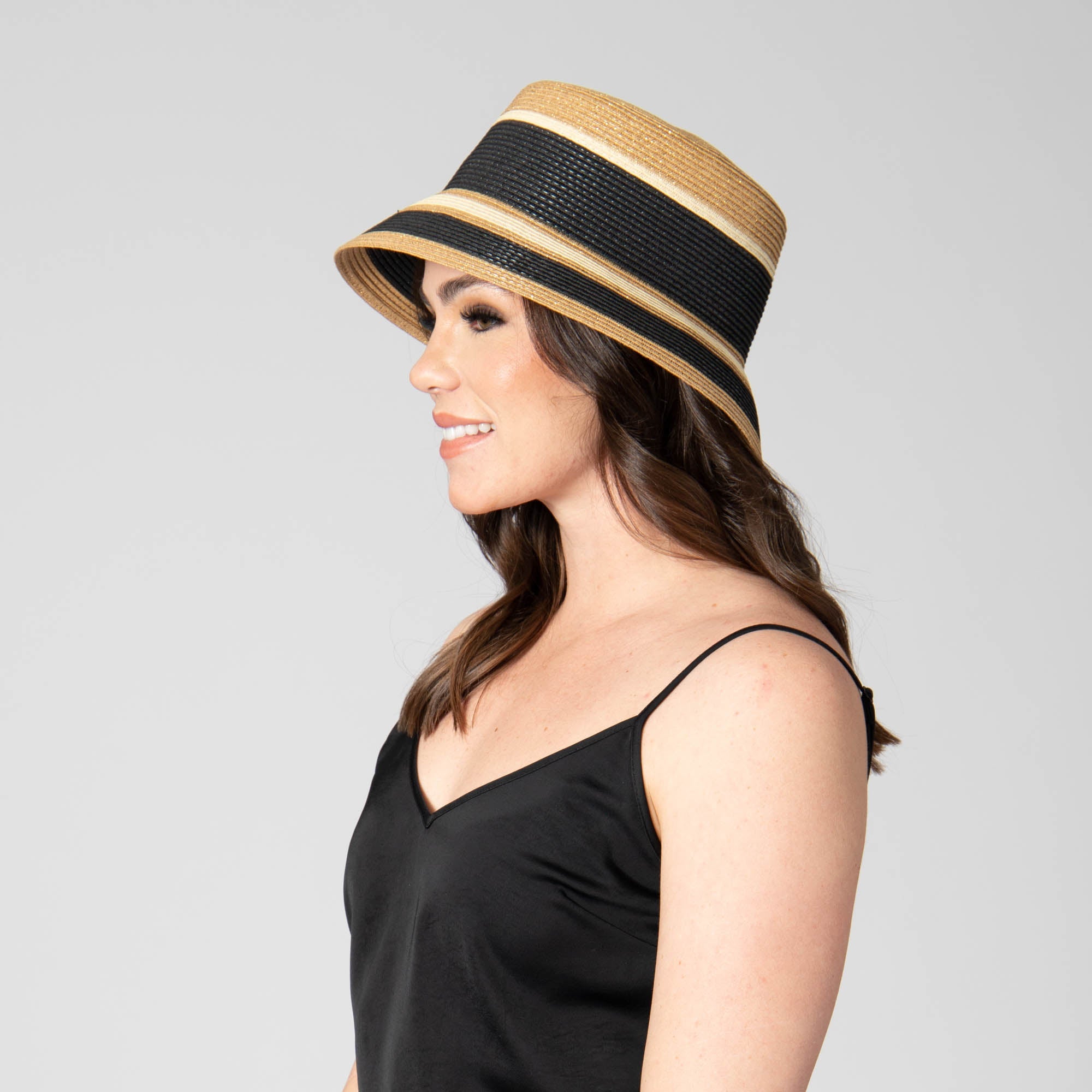 Las Palmas Bucket - Ultrabraid Striped Bucket Hat 8 Las Palmas Bucket - Ultrabraid Striped Bucket Hat