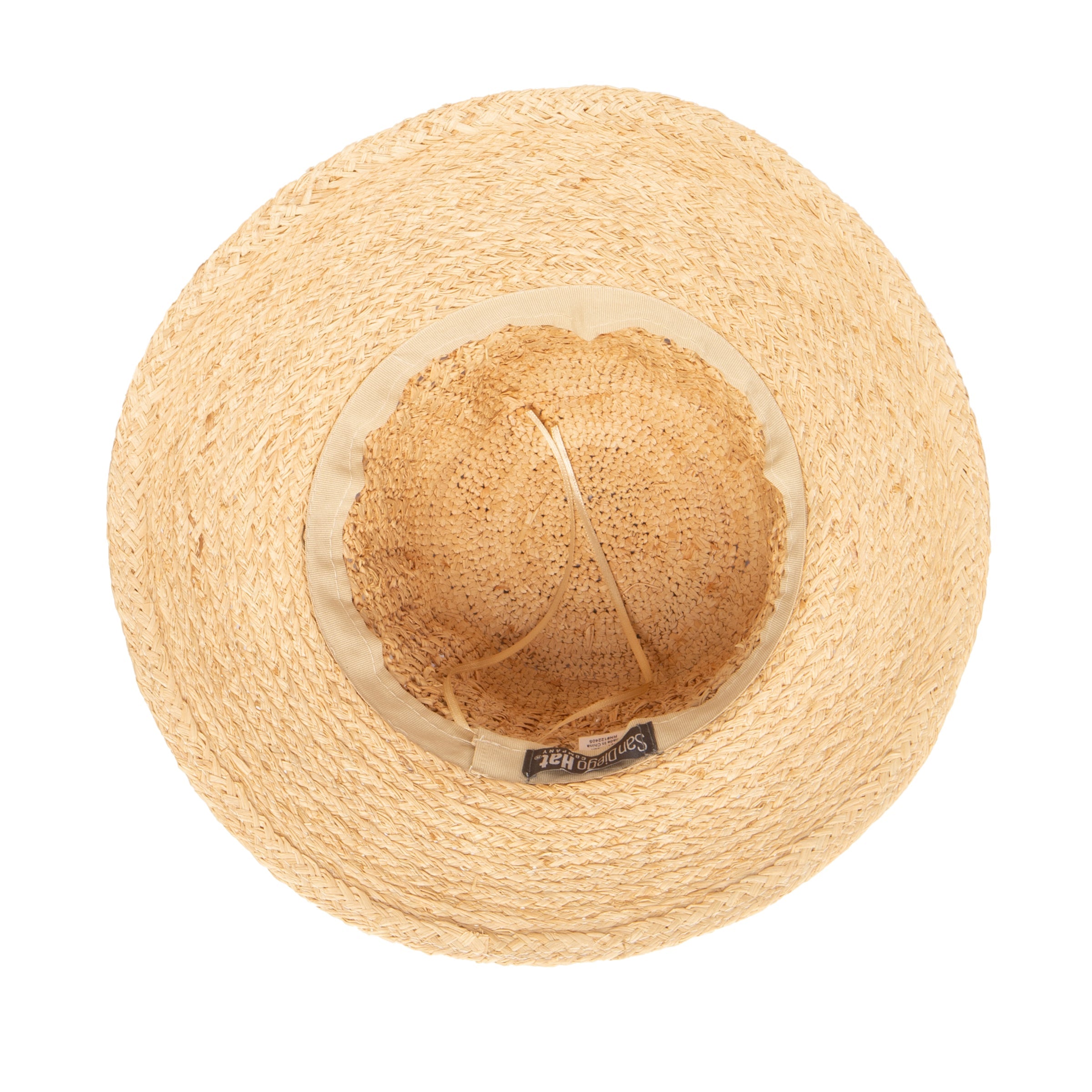 Women's Raffia Sun Hat with Hand Crochet Ventilated Crown 8 Women's Raffia Sun Hat with Hand Crochet Ventilated Crown