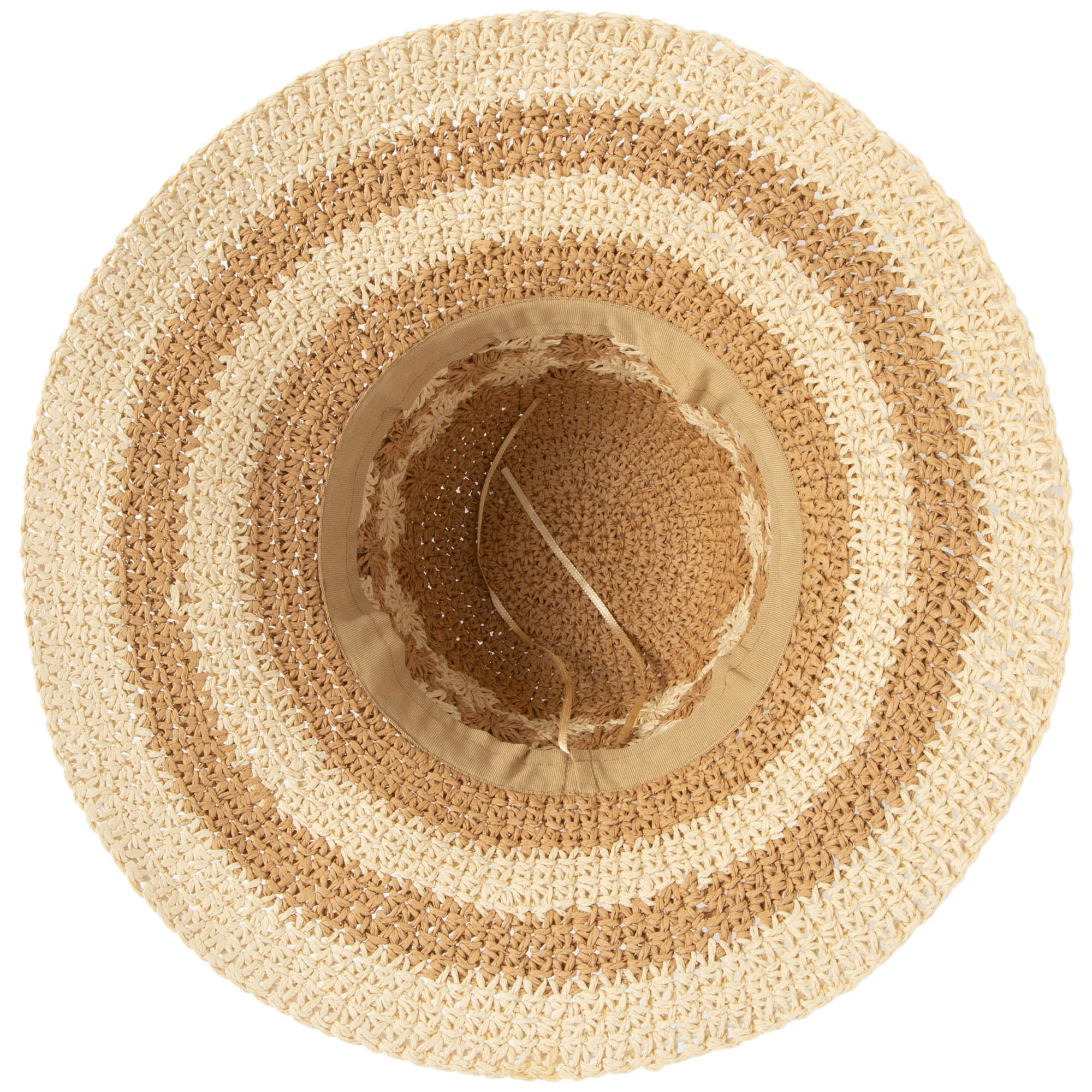 Women's Striped & Floral Crochet Bucket Hat 4 Women's Striped & Floral Crochet Bucket Hat