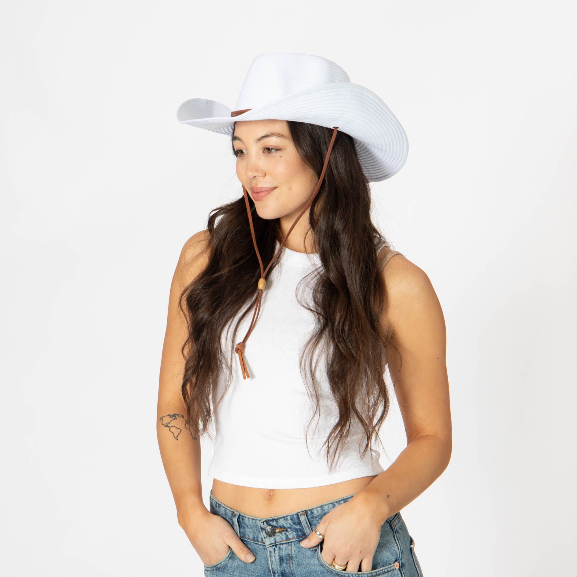 Sadie - Women's Cowboy with Adjustable Chin Cord 15 Sadie - Women's Cowboy with Adjustable Chin Cord