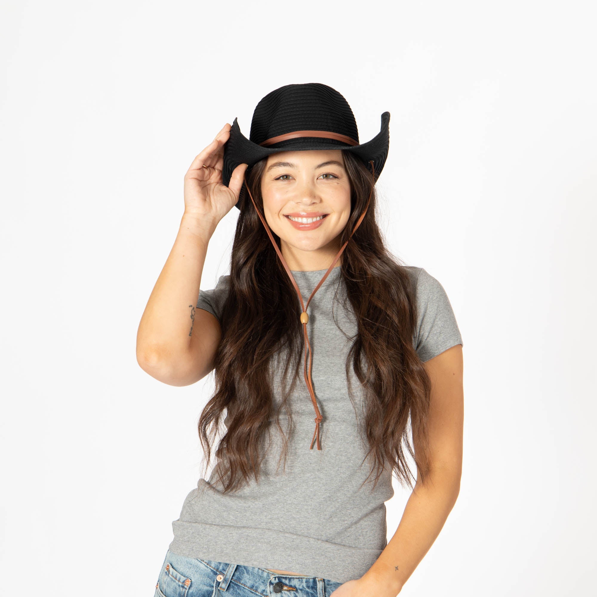 Sadie - Women's Cowboy with Adjustable Chin Cord 6 Sadie - Women's Cowboy with Adjustable Chin Cord