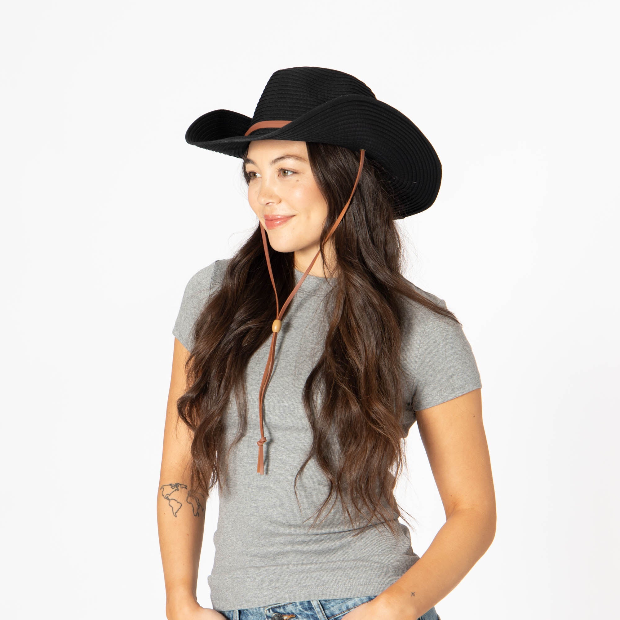 Sadie - Women's Cowboy with Adjustable Chin Cord 9 Sadie - Women's Cowboy with Adjustable Chin Cord