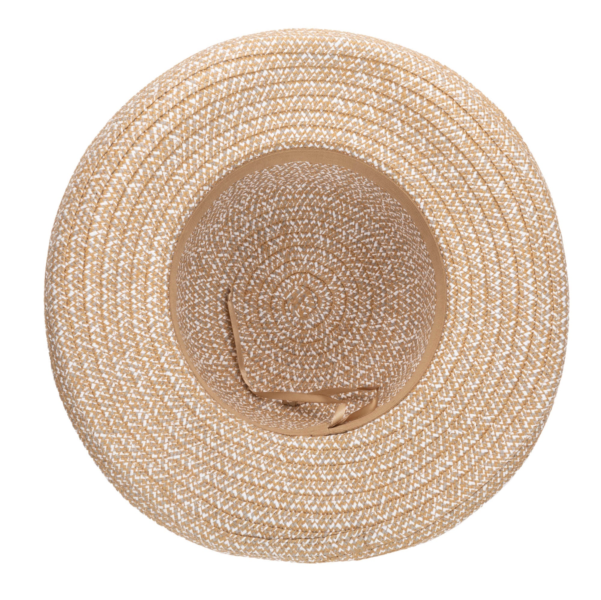 Cora - Women's Ultrabraid Turned Up Kettle Brim with Gold Chain Trim 10 Cora - Women's Ultrabraid Turned Up Kettle Brim with Gold Chain Trim
