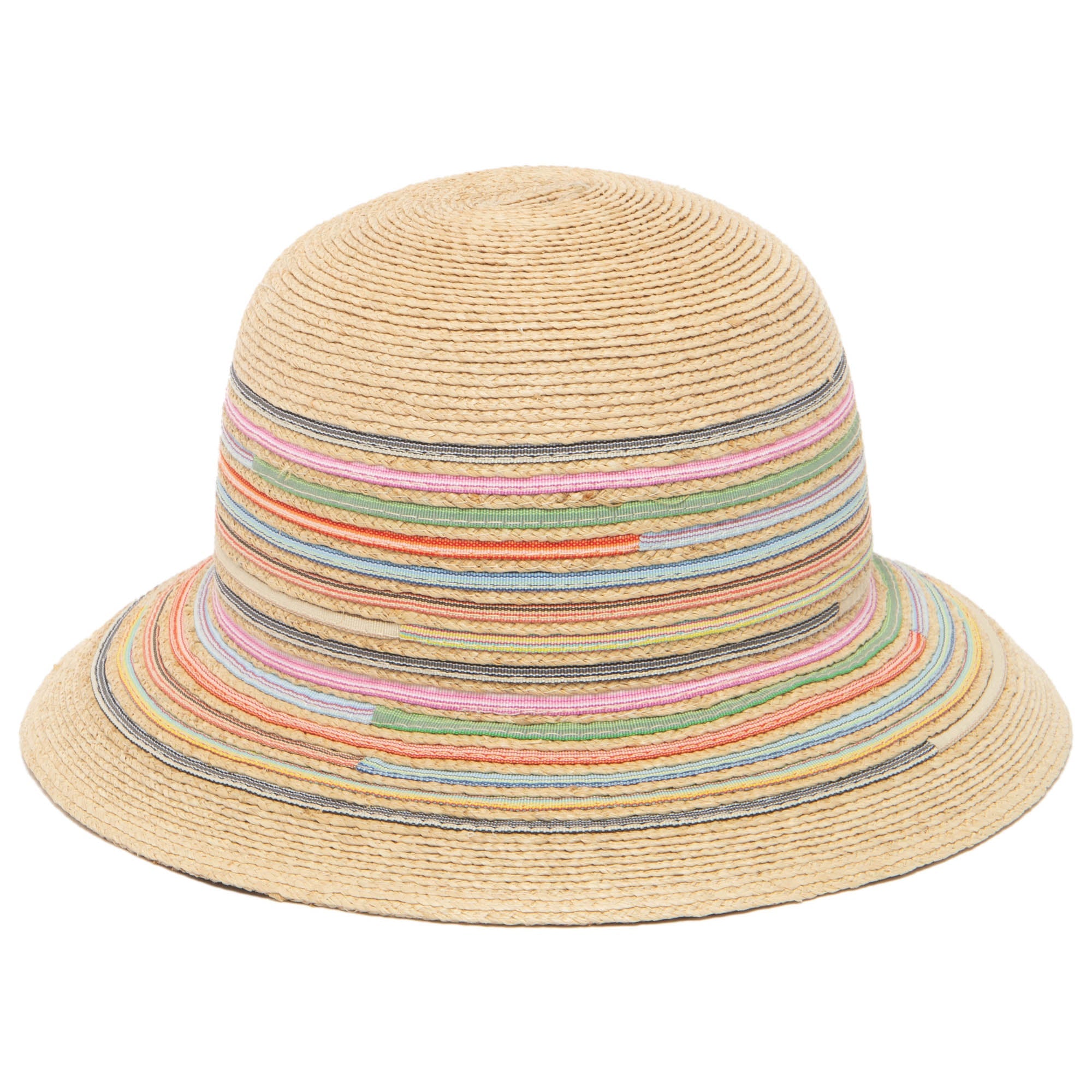 Milta - Mixed Crochet Raffia Bucket Hat