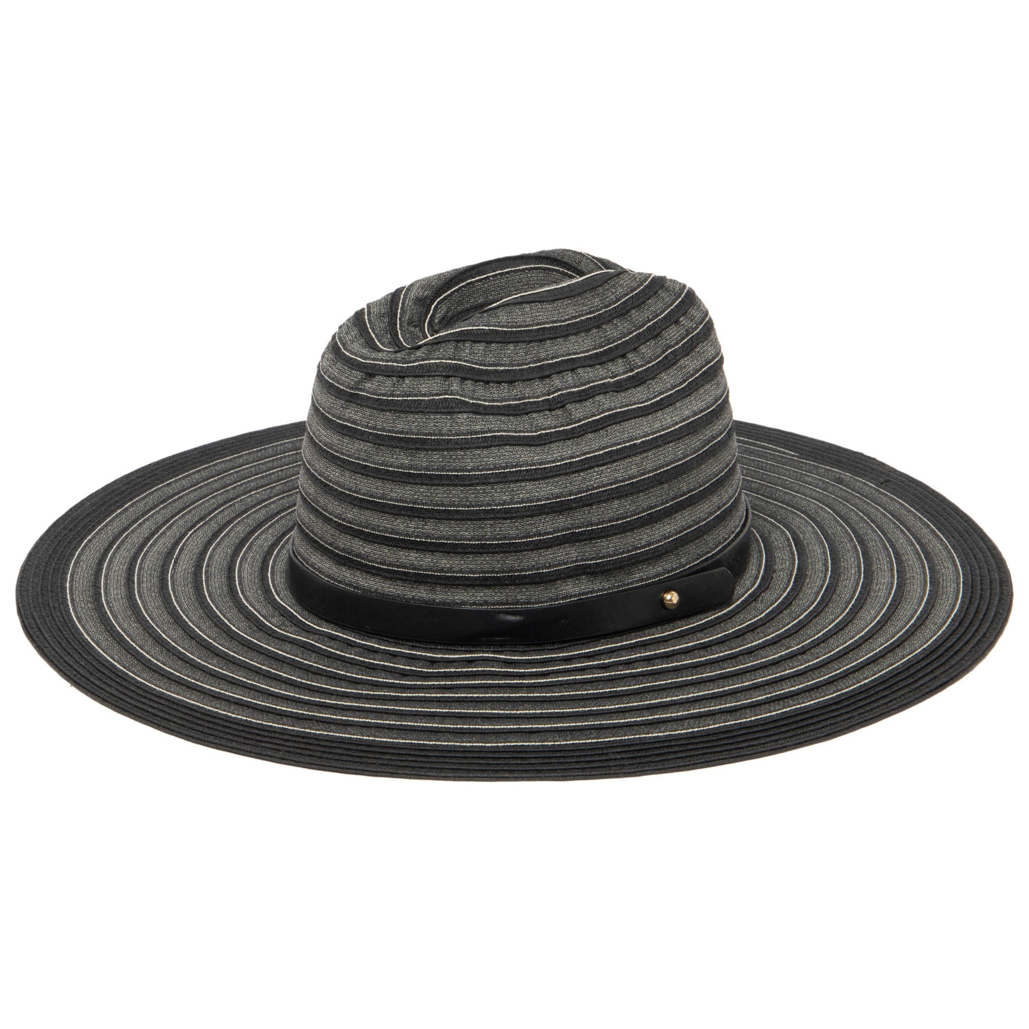 Renata - Wide Brim Cattleman's Crease Sun Hat