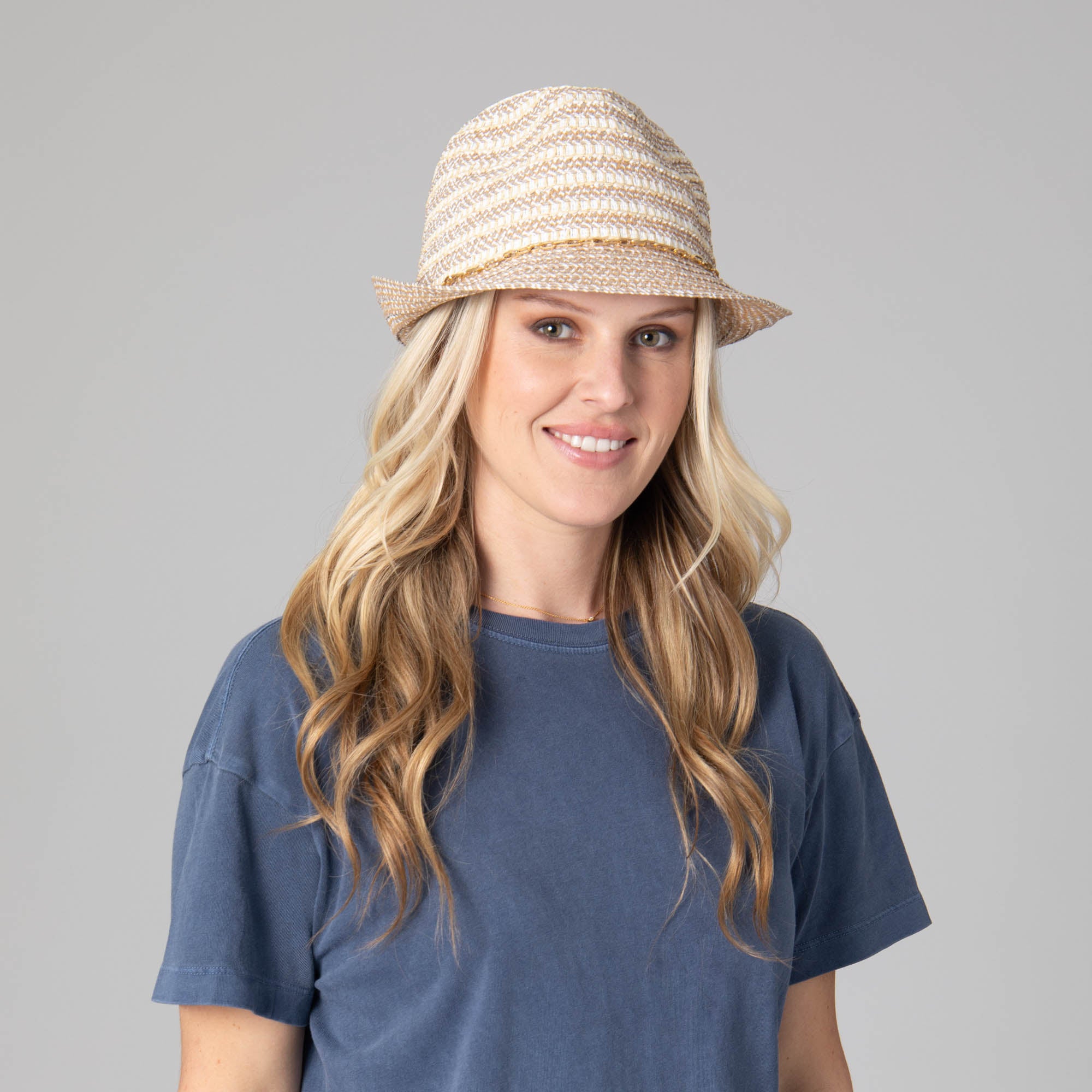 Cordelia Women's Stingy Brim Fedora 3 Cordelia Women's Stingy Brim Fedora